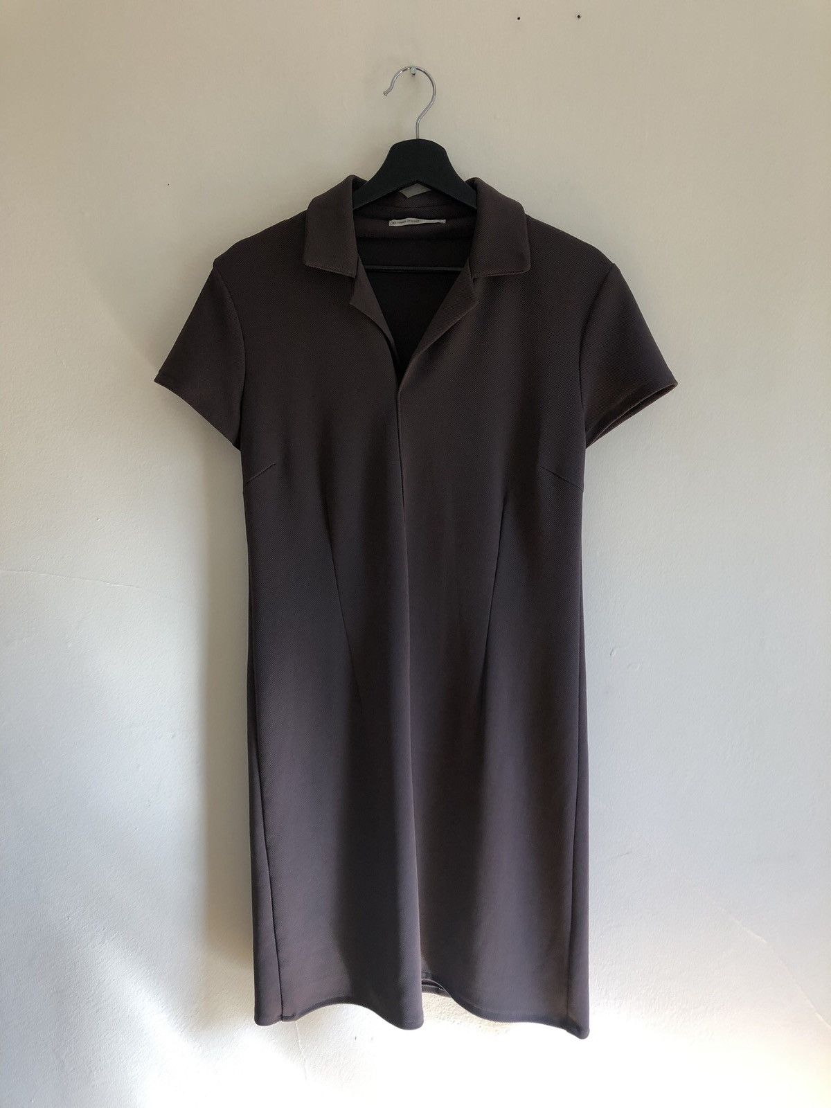 Alexander McQueen 90s Collared Purple/Brown Dress Size M / US 6-8 / IT 42-44 - 1 Thumbnail