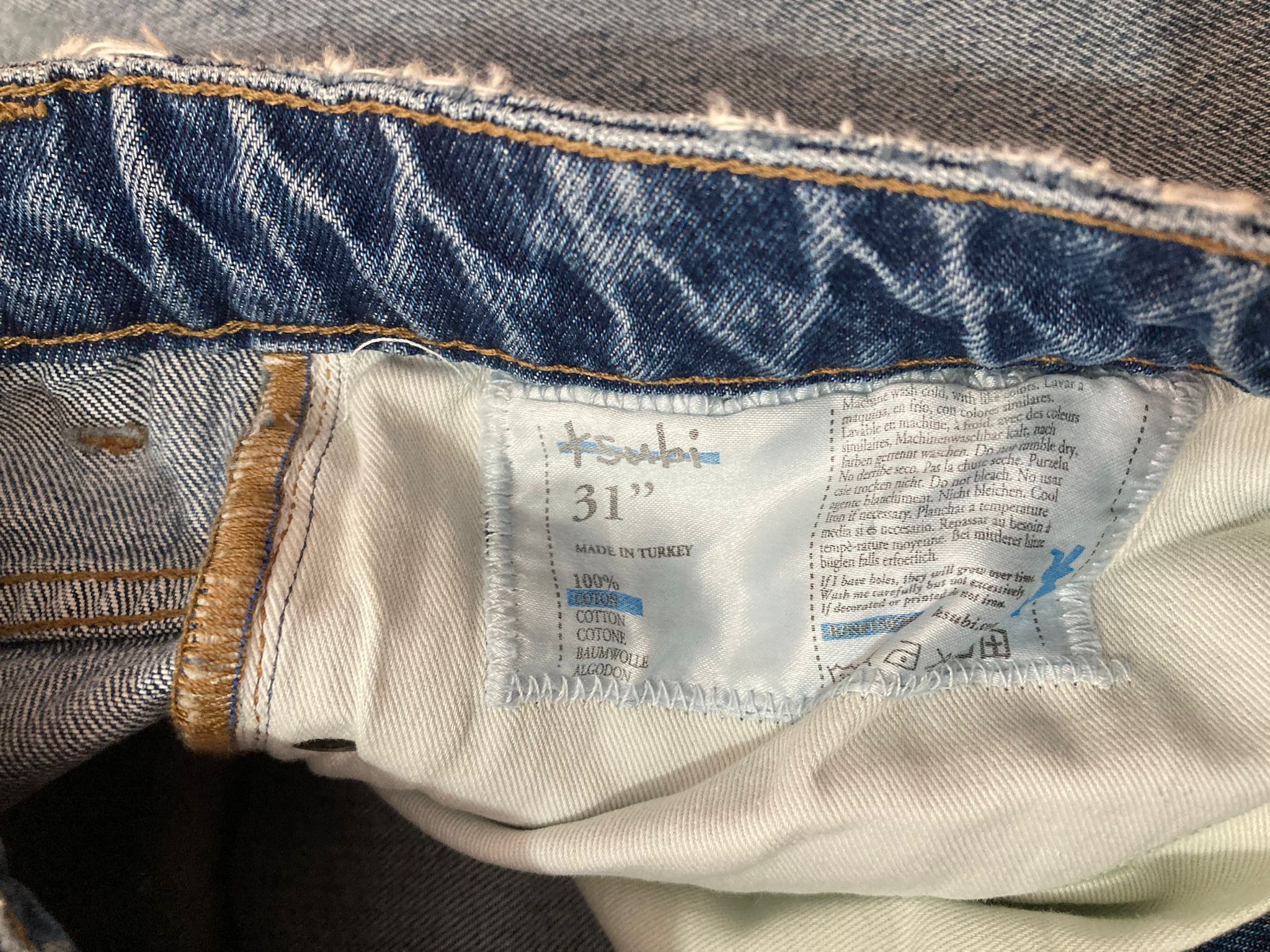 Ksubi KSUBİ BULLET CROP JEANS Size US 31 - 6 Thumbnail