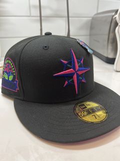 Hat Club Texas Rangers Fitted New Era Size 7 1/8 Cyberpunk