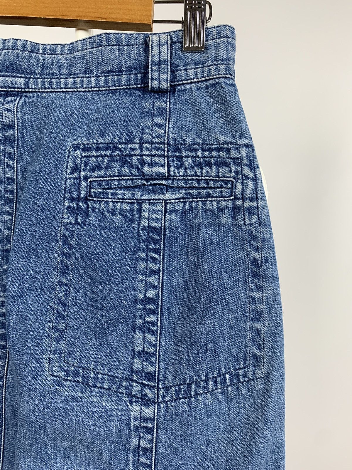 Jil Sander Vintage Jil Sander Women’s Denim Mini Skirt Size 26" / US 2 / IT 38 - 15 Thumbnail