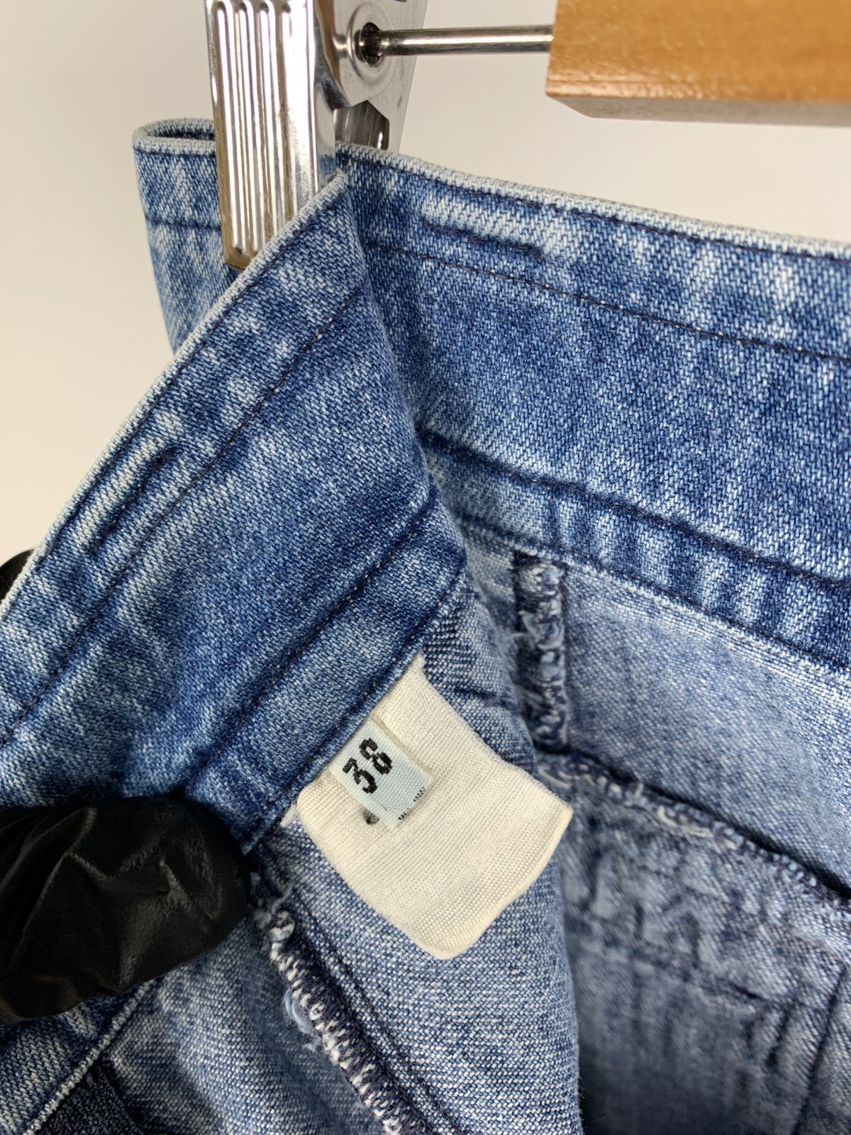 Jil Sander Vintage Jil Sander Women’s Denim Mini Skirt Size 26" / US 2 / IT 38 - 18 Thumbnail