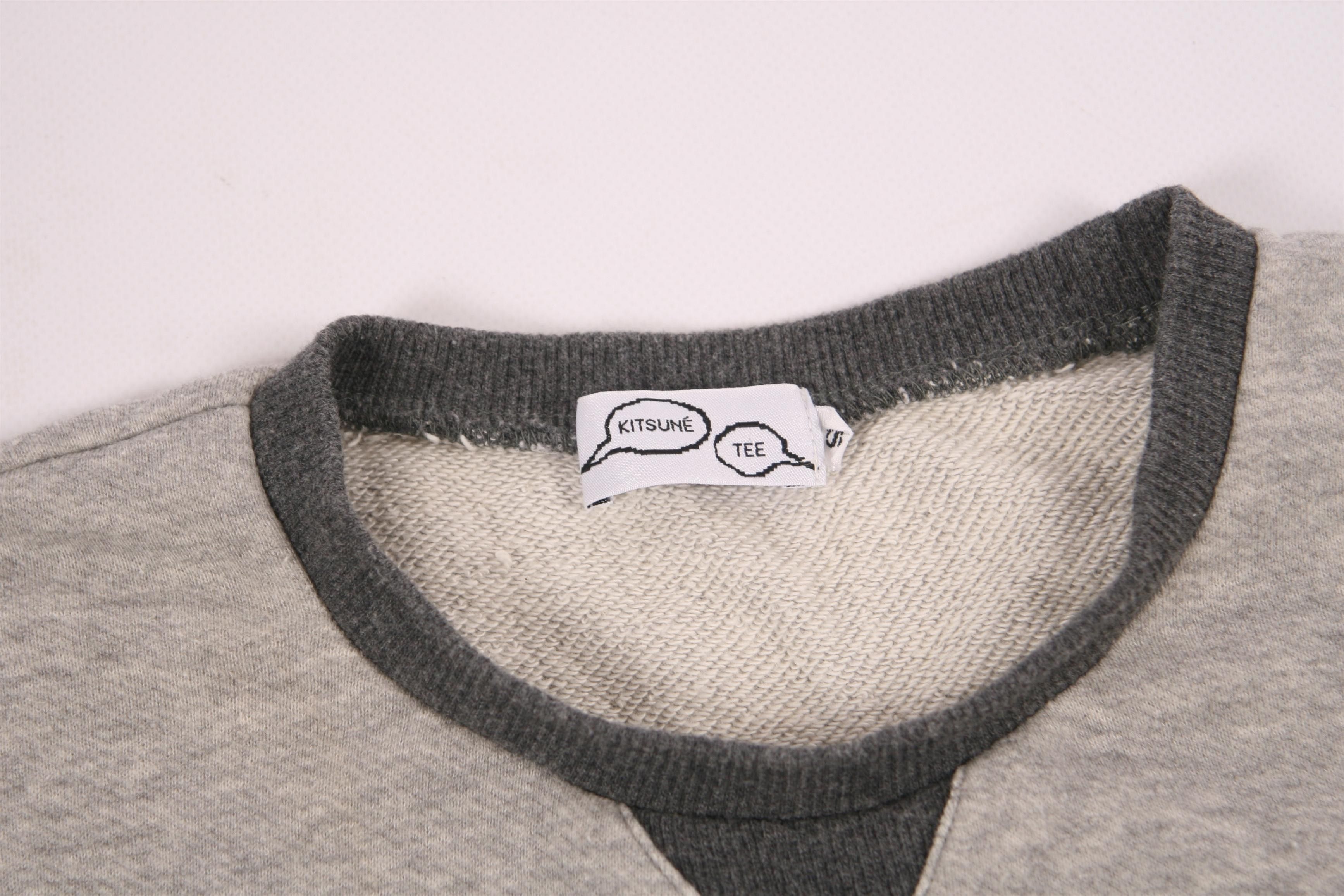 Maison Kitsune Maison Kitsune Parisien Cotton Blend Sweatshirt. Japan Made Size US S / EU 44-46 / 1 - 4 Thumbnail