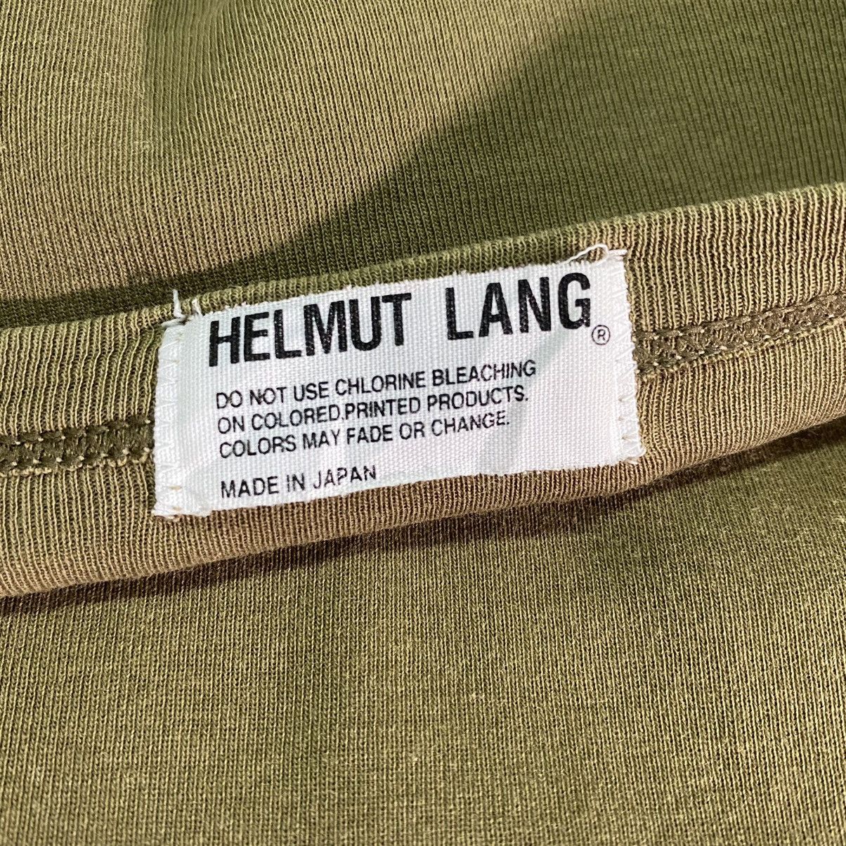 Helmut Lang × Vintage VINTAGE HELMUT LANG MADE IN JAPAN V NECK TSHIRT Size S / US 4 / IT 40 - 4 Thumbnail
