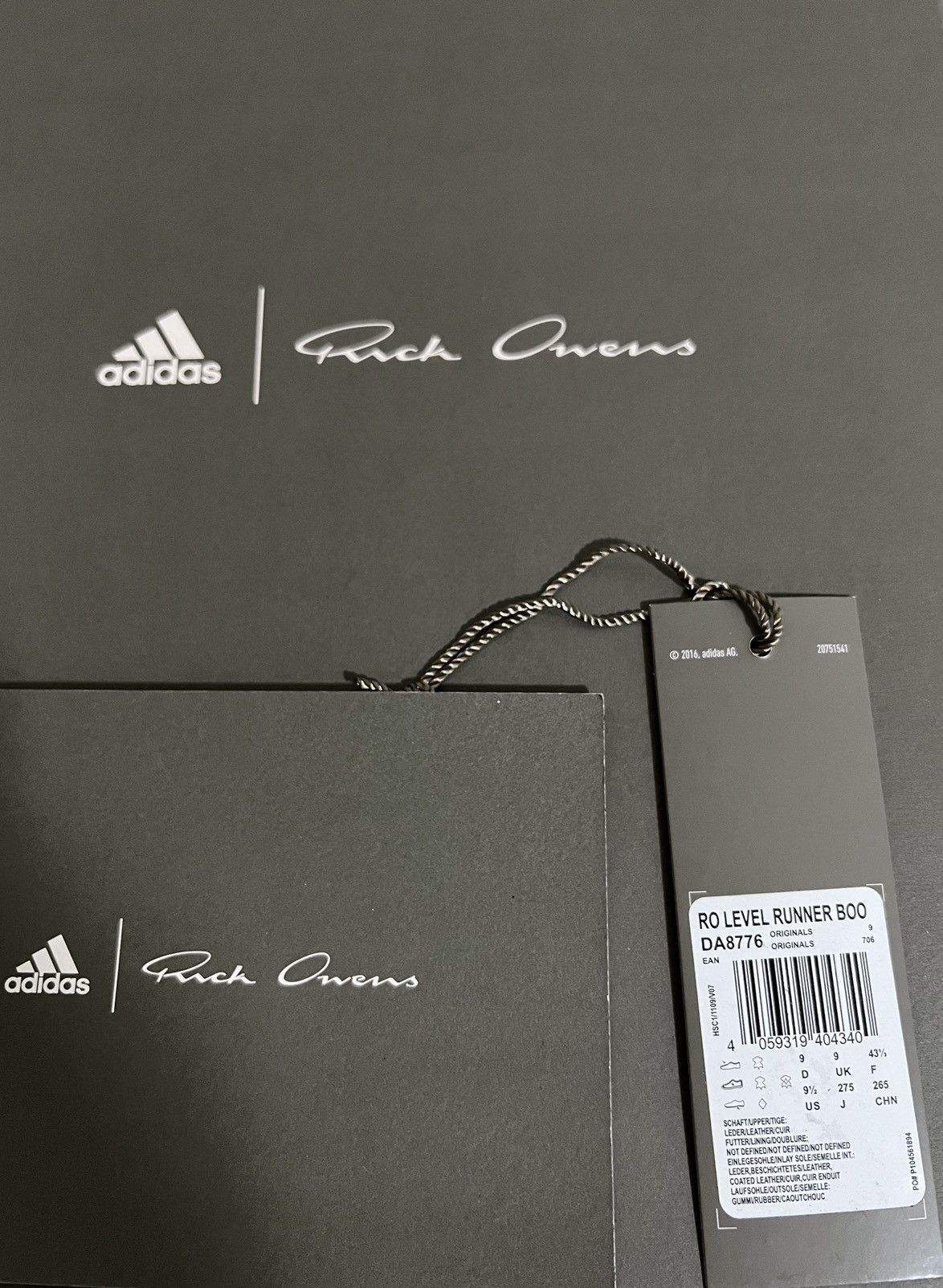 Adidas × Rick Owens Rick Owens FW17 Blistered Lamb Level Runner Sock Shoes Size US 9.5 / EU 42-43 - 8 Thumbnail