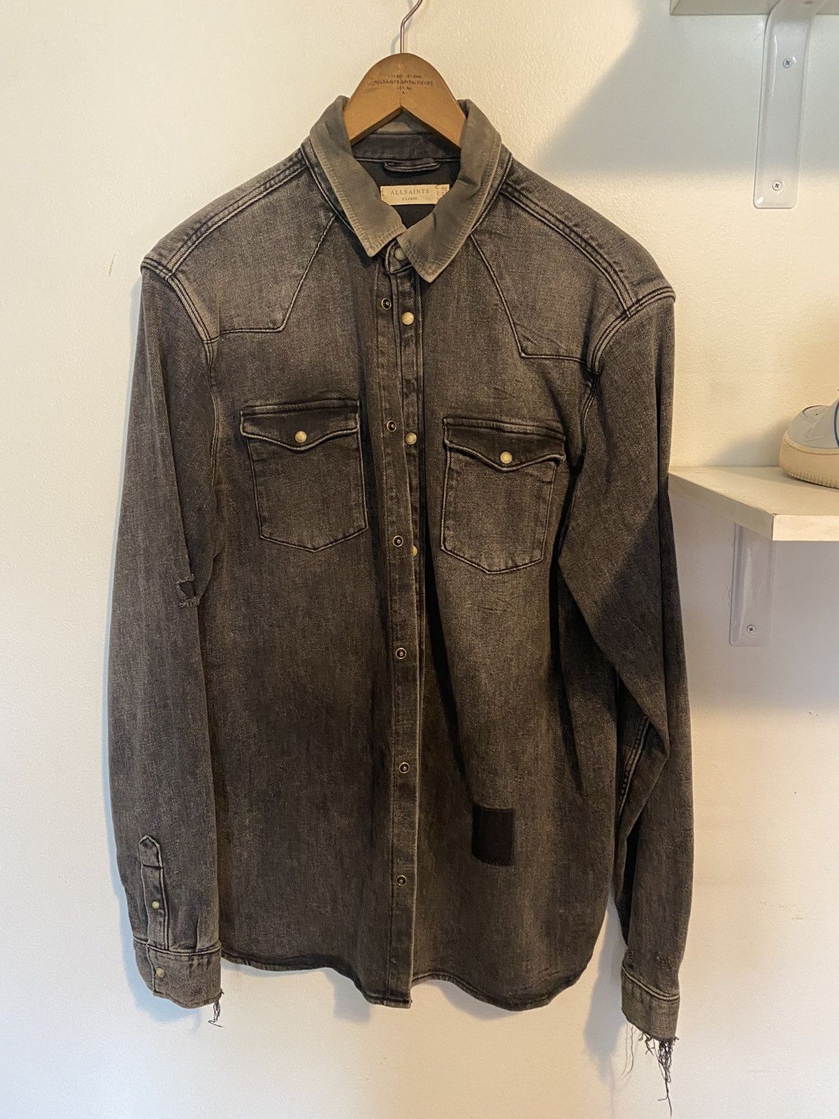 Allsaints Denim Shirt Jacket