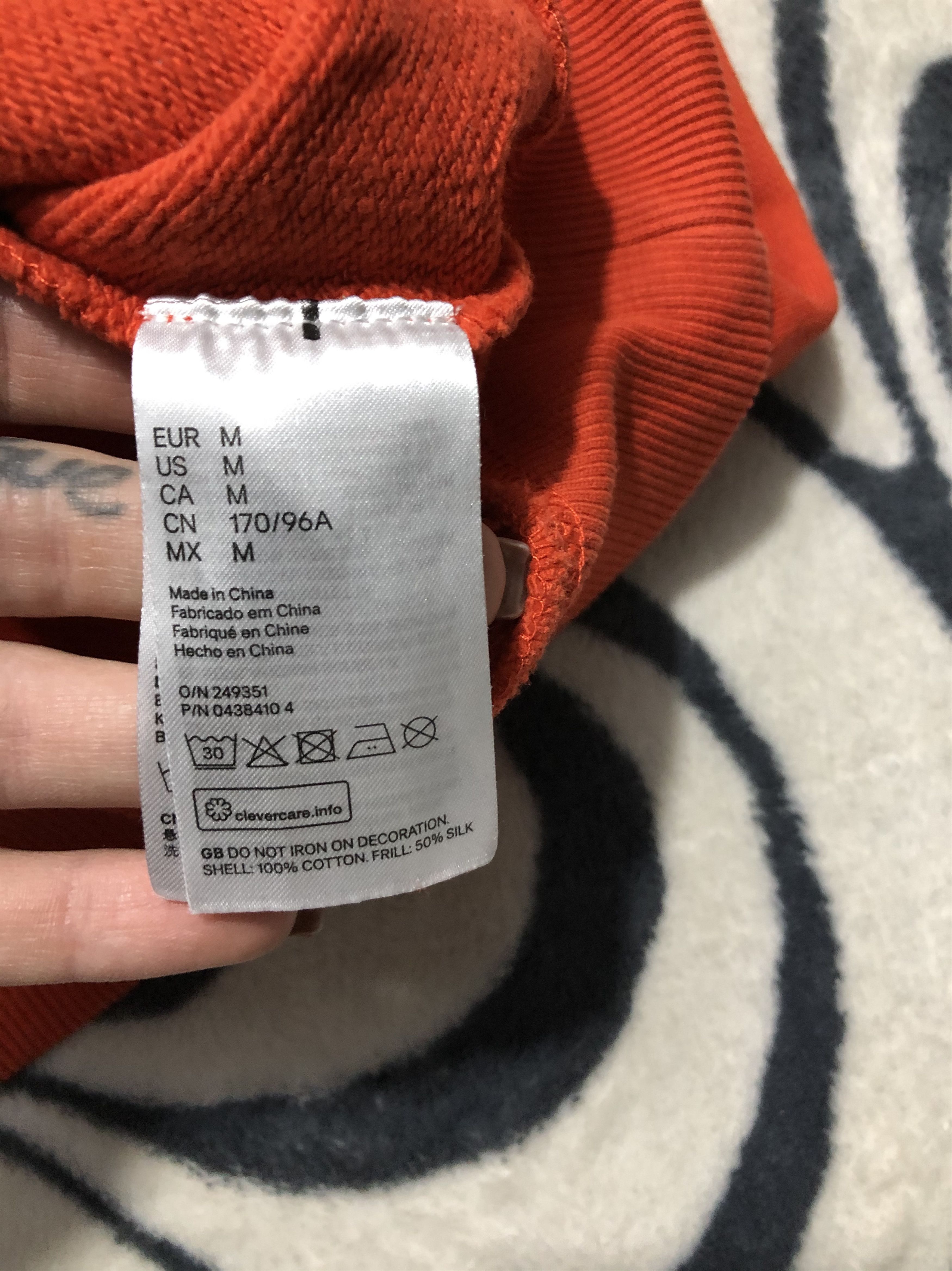 H&M Kenzo x H&M Womens Sweater Sweatshirt Size S / US 4 / IT 40 - 7 Thumbnail