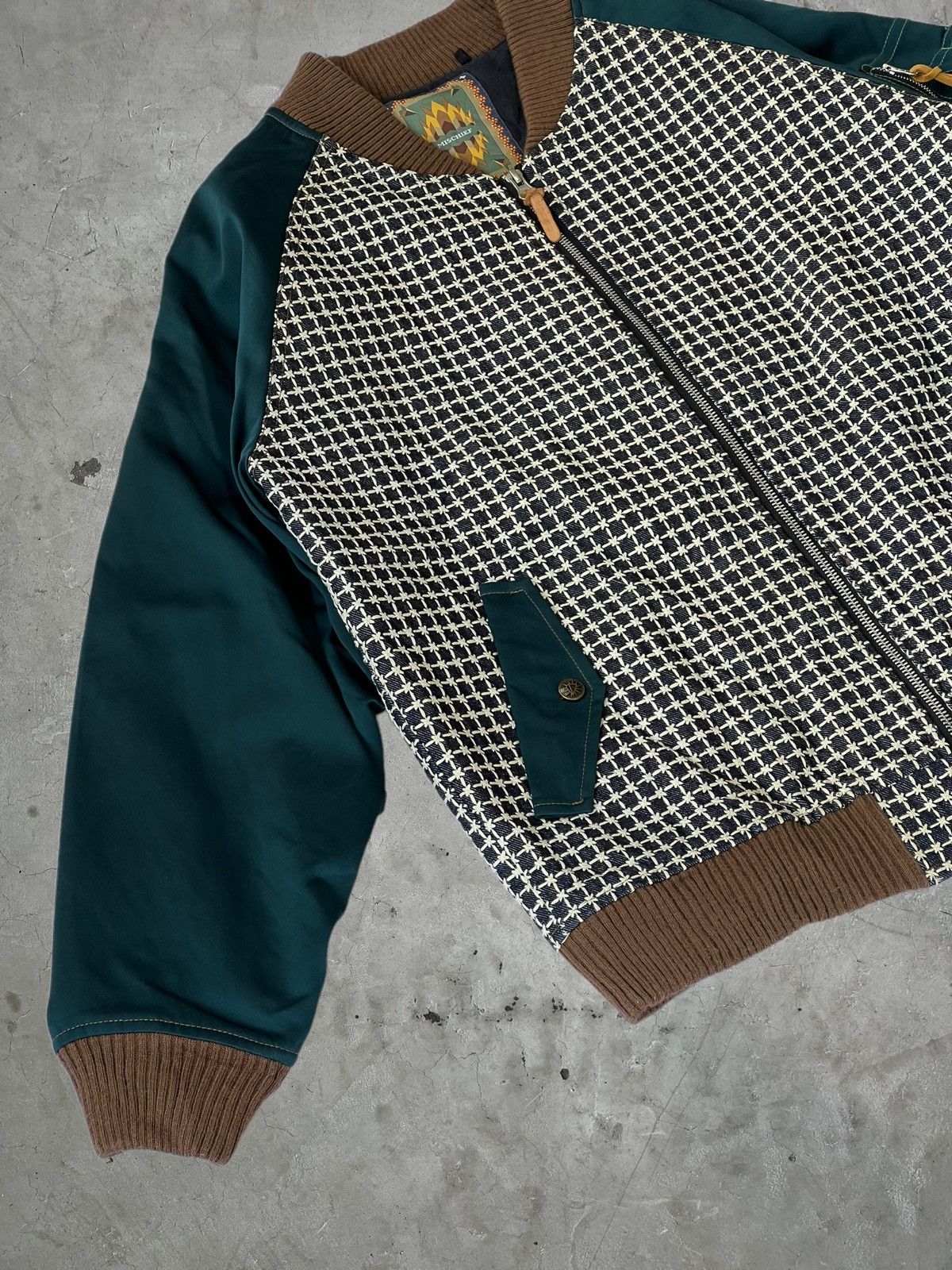 Vintage Mischief Japan Sashiko Stitch Bomber Jacket Size US M / EU 48-50 / 2 - 7 Thumbnail