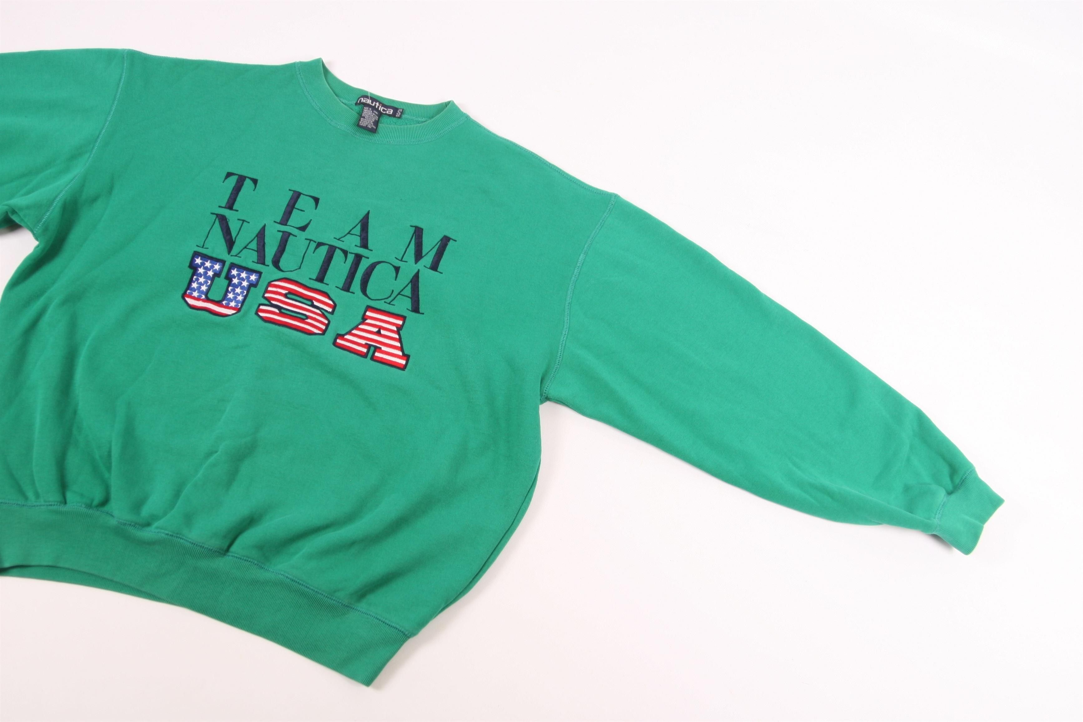 Nautica 🔥🔥🔥 Nautica USA Team Big Logo Baggy Rugged Sweatshirt Size US XL / EU 56 / 4 - 5 Thumbnail
