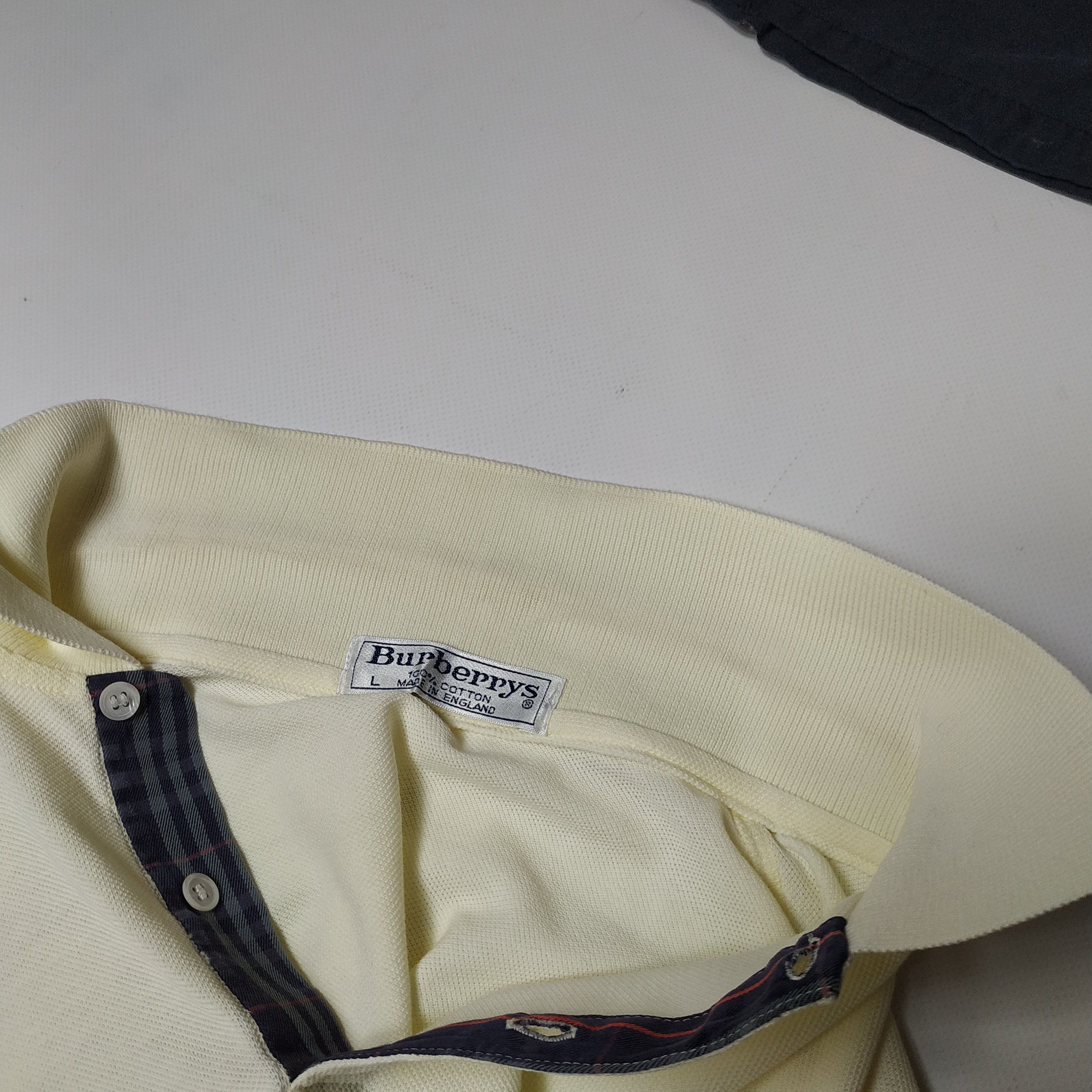 Burberry × Vintage BURBERRYS vintage Tshirt polo Size US L / EU 52-54 / 3 - 15 Thumbnail