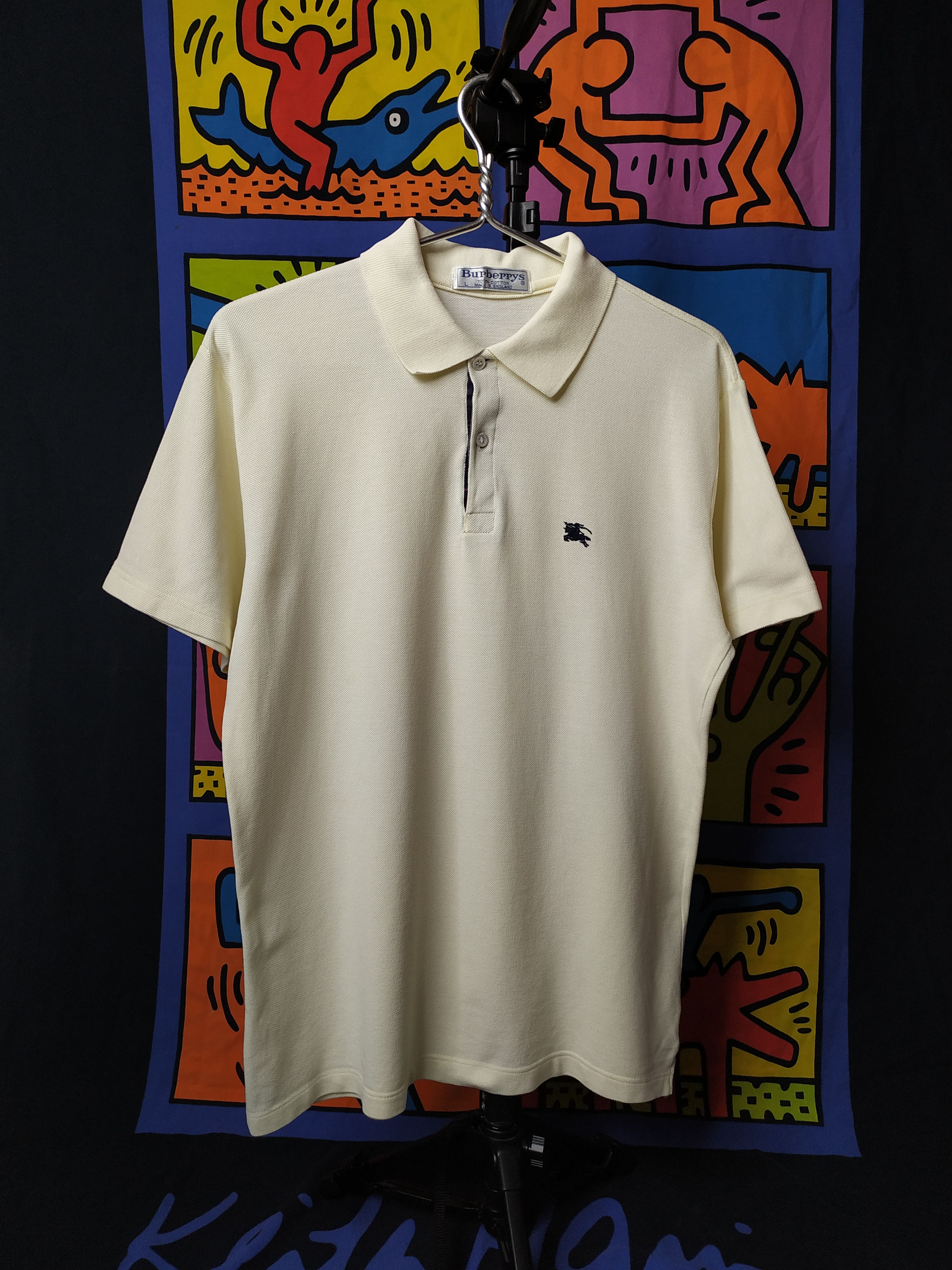 Burberry × Vintage BURBERRYS vintage Tshirt polo Size US L / EU 52-54 / 3 - 1 Thumbnail