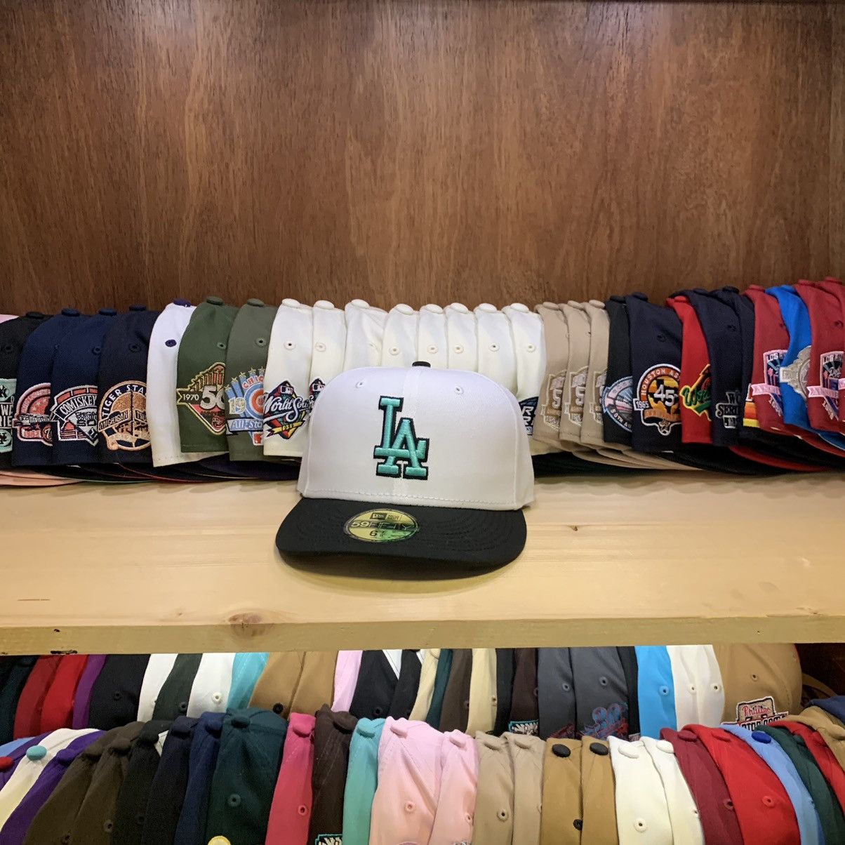 Pro Image? LA Dodgers 2tone turquoise mint hatclub? 6 7/8