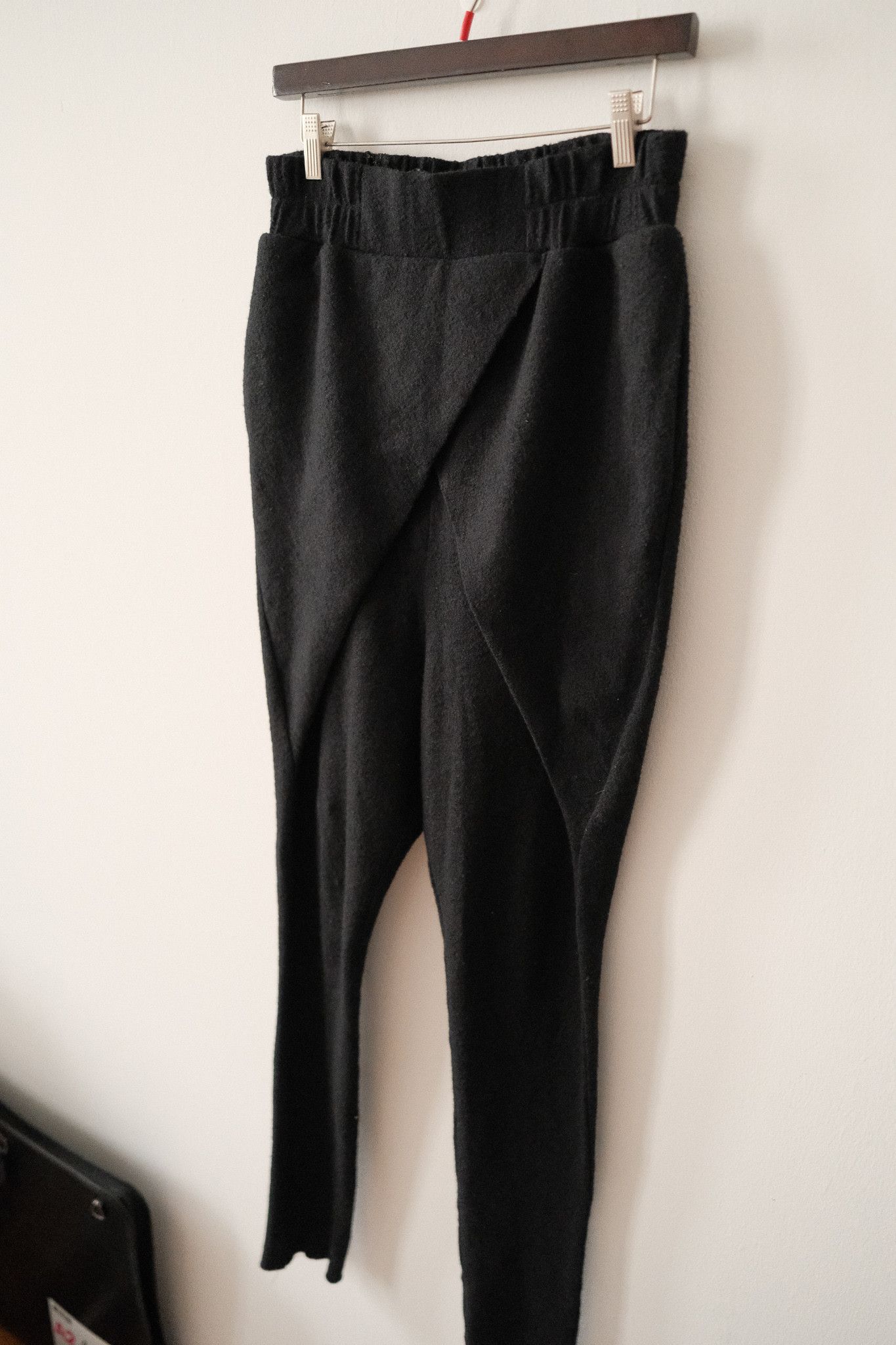 Drop crotch Wool pants