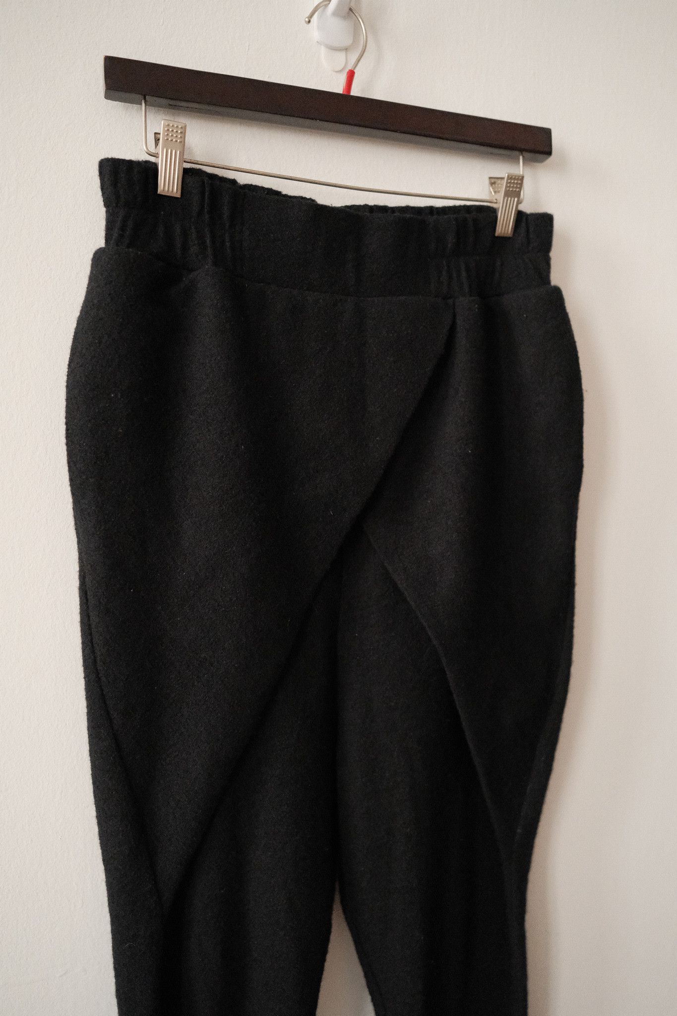 Drop crotch Wool pants