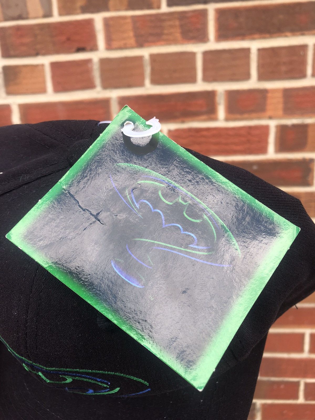DC Comics × Vintage Vintage 90s Batman Forever Batman The Riddler Snapback NWT Size ONE SIZE - 2 Thumbnail