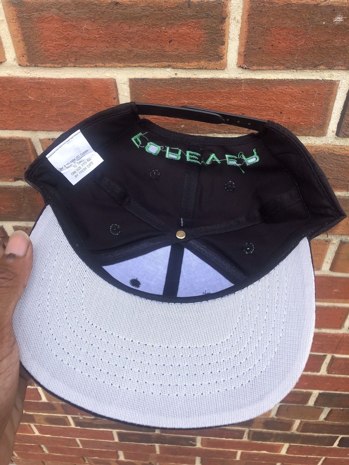 DC Comics × Vintage Vintage 90s Batman Forever Batman The Riddler Snapback NWT Size ONE SIZE - 5 Thumbnail