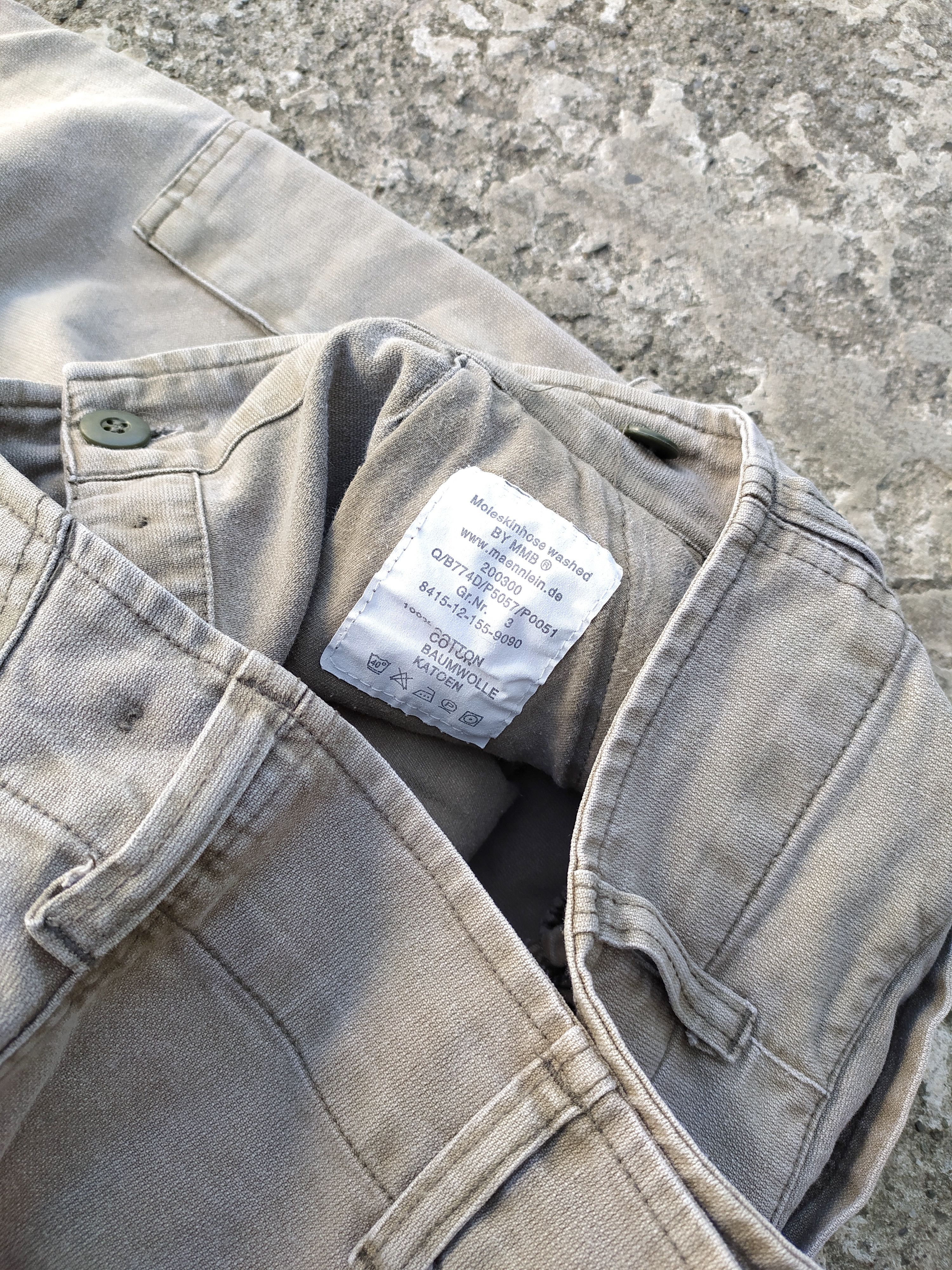 Vintage Washed military cargo pants Size US 34 / EU 50 - 5 Thumbnail