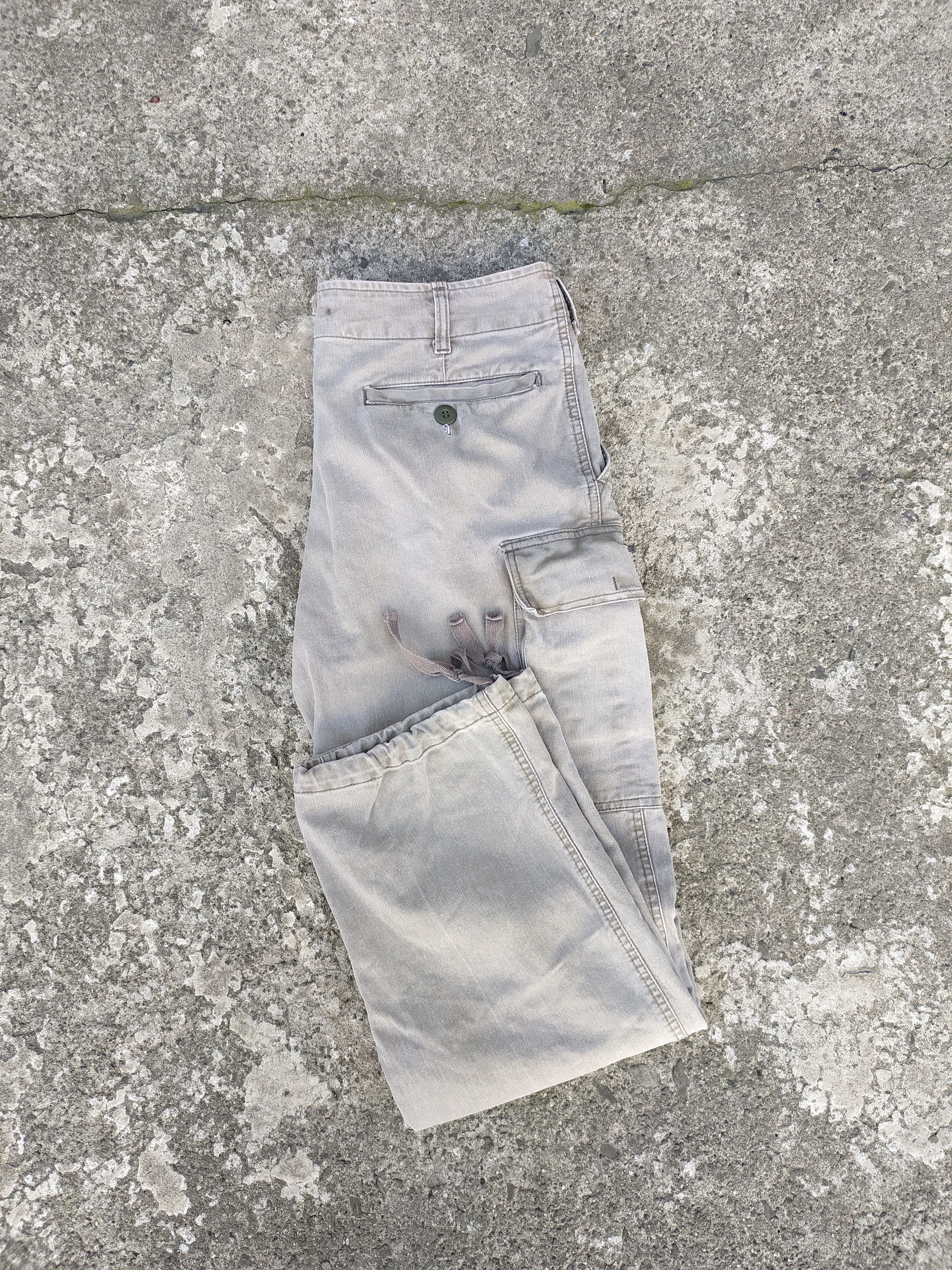Vintage Washed military cargo pants Size US 34 / EU 50 - 1 Thumbnail