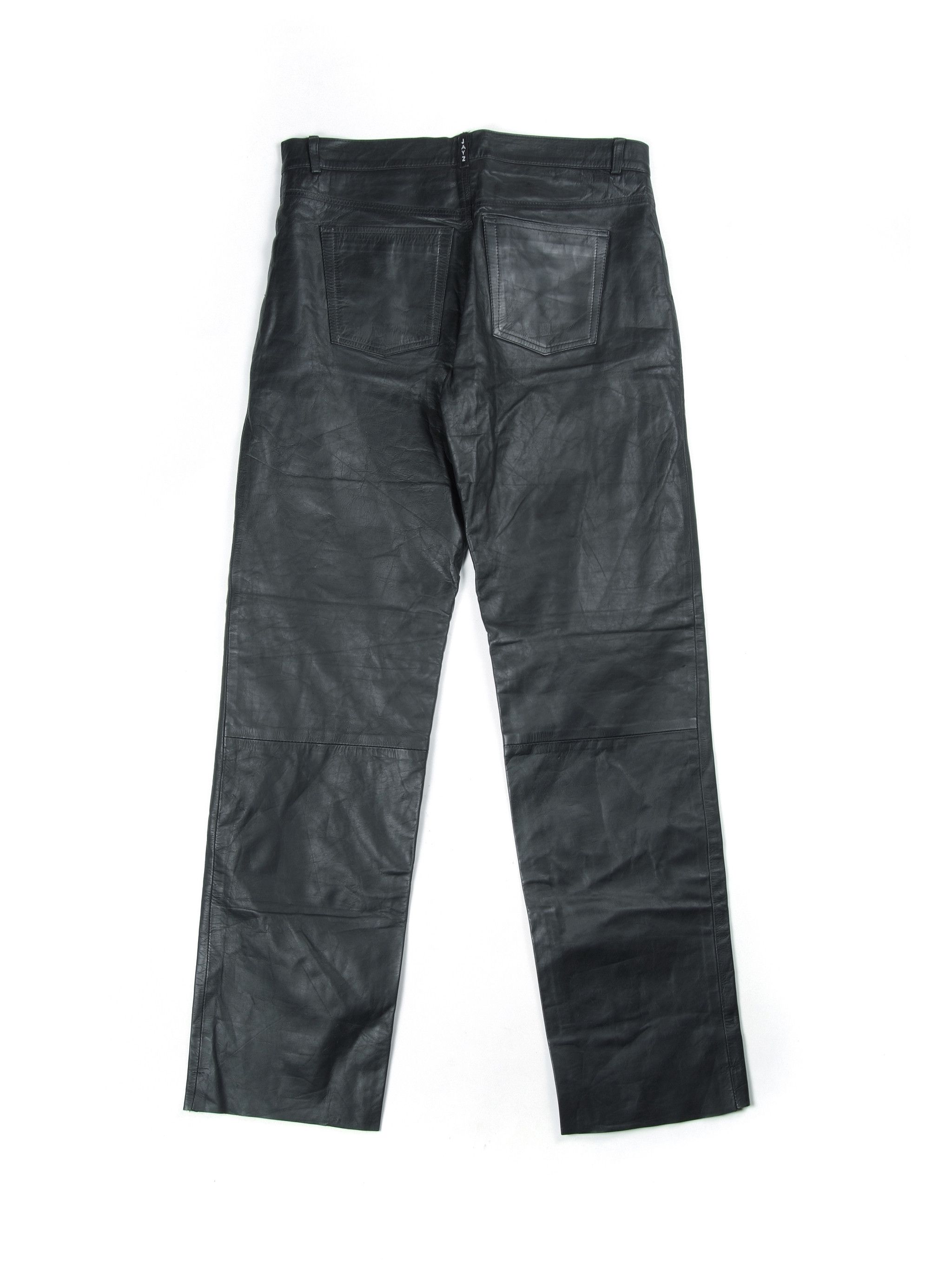 Beauty Beast × Leather × Vintage Vintage Leather Black Pants Sz36 Size US 36 / EU 52 - 2 Thumbnail