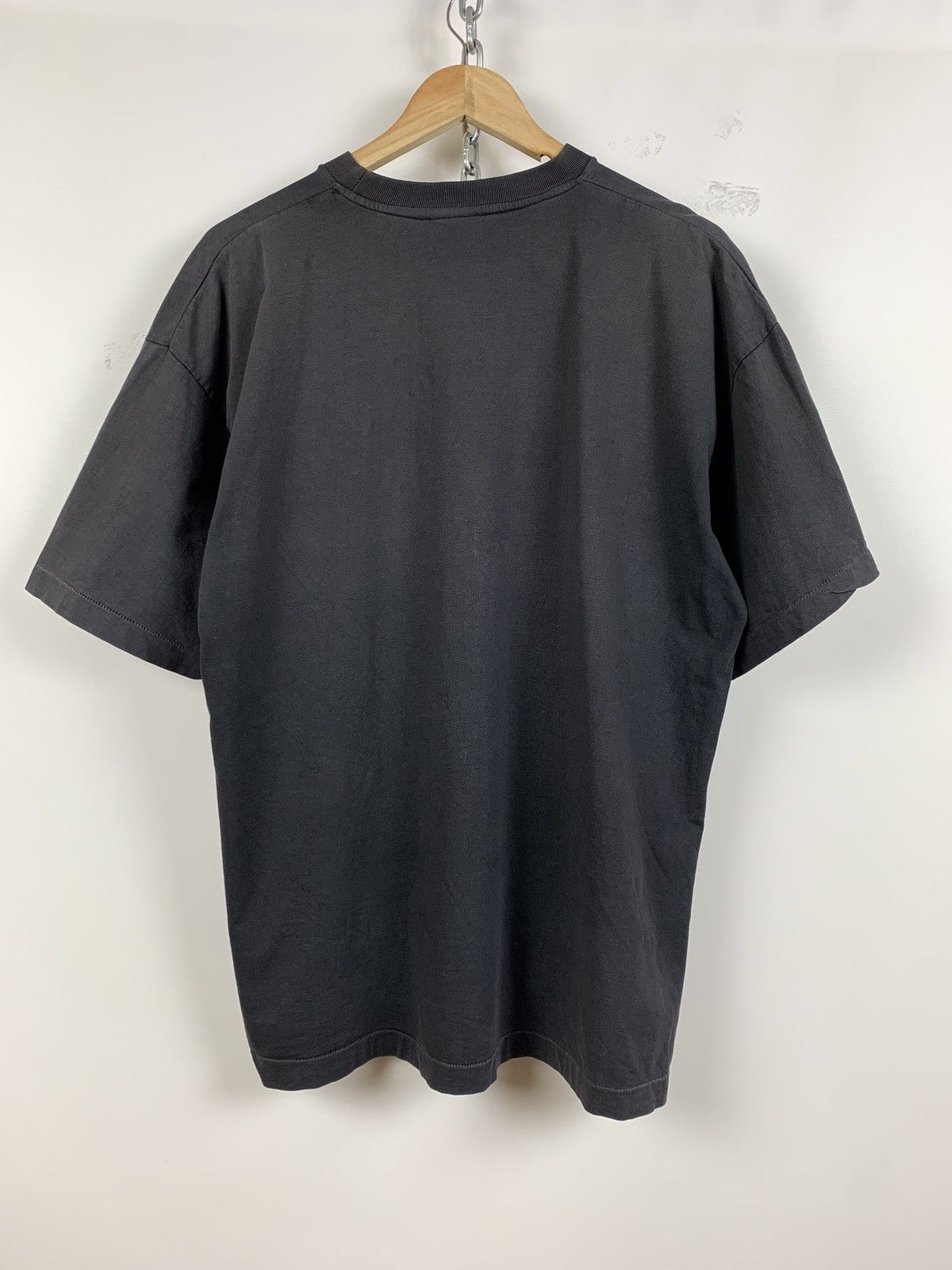 Vintage 1991 Vintage Highwayman Trucker Faded Black T-Shirt Size US XL / EU 56 / 4 - 11 Thumbnail