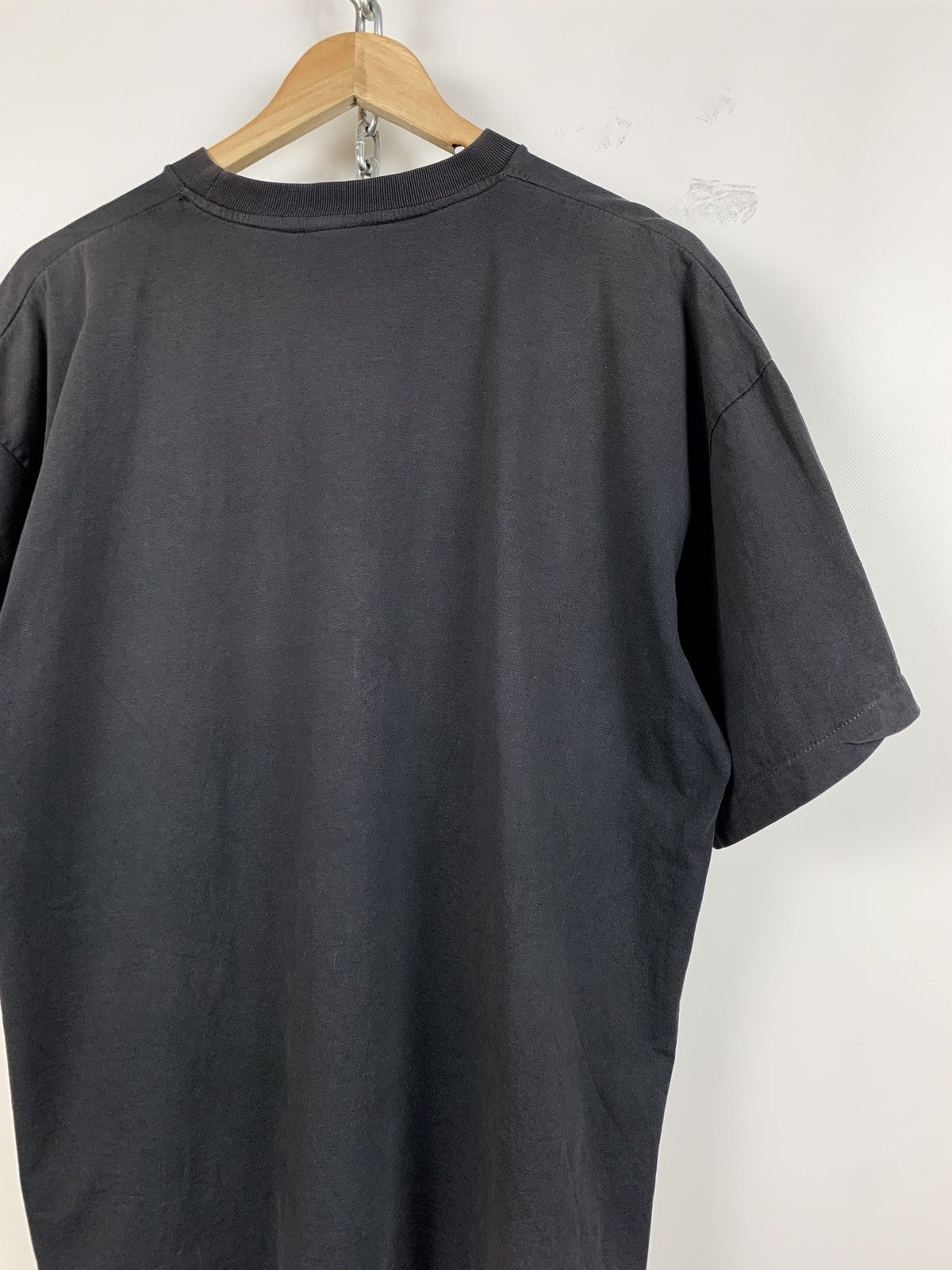 Vintage 1991 Vintage Highwayman Trucker Faded Black T-Shirt Size US XL / EU 56 / 4 - 13 Thumbnail