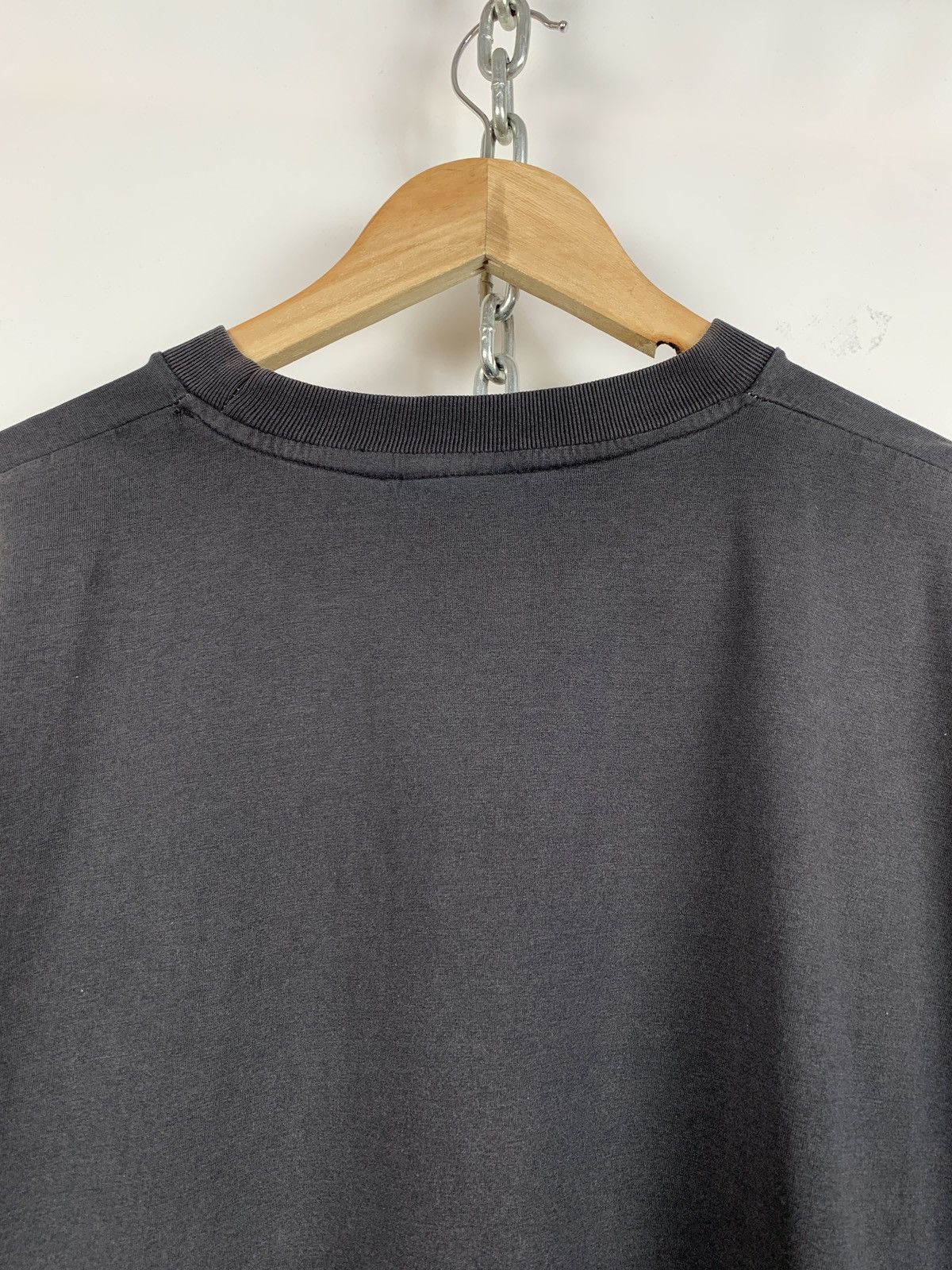 Vintage 1991 Vintage Highwayman Trucker Faded Black T-Shirt Size US XL / EU 56 / 4 - 14 Thumbnail