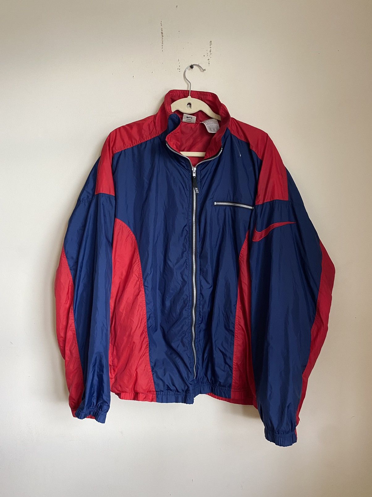 Nike × Vintage Vintage 90s Nike track jacket Size US XXL / EU 58 / 5 - 1 Thumbnail
