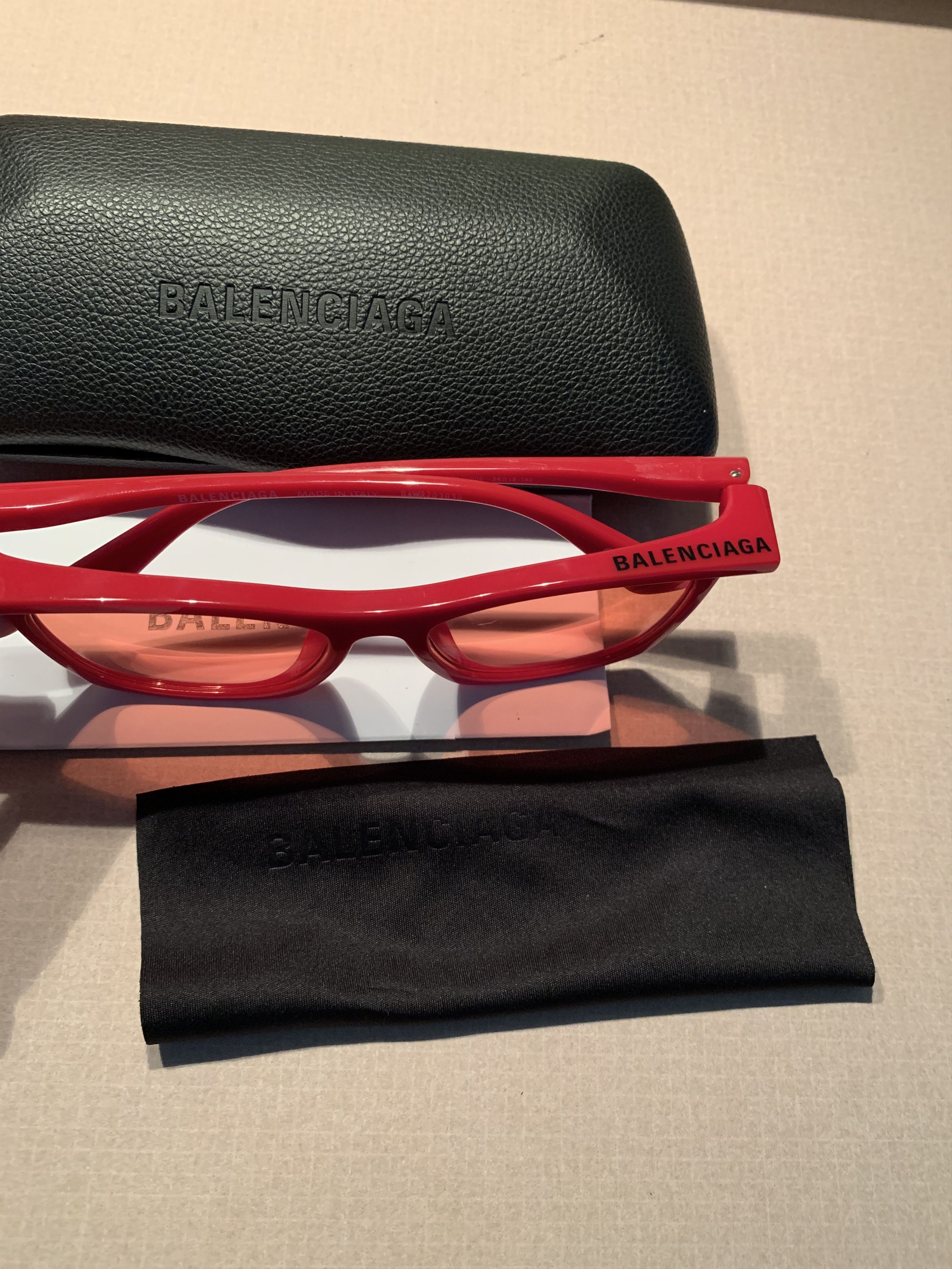 Balenciaga × Designer *RARE* New Balenciaga Top Logo Sunglasses Size ONE SIZE - 2 Thumbnail