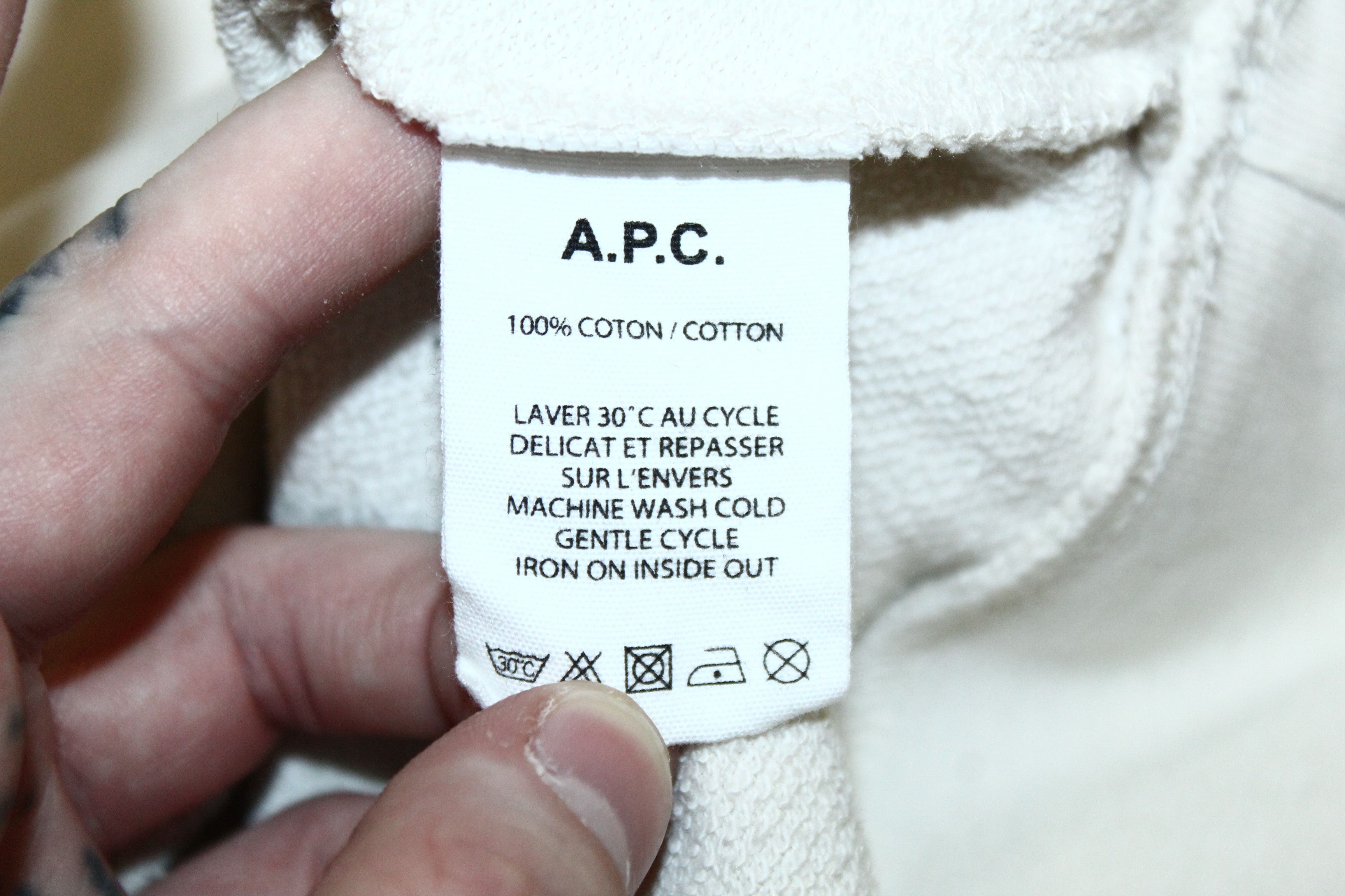 A.P.C. × Kanye West A.P.C. 'Ya need to pump your brakes'(Kanye West) Sweatshirt Size US M / EU 48-50 / 2 - 4 Thumbnail