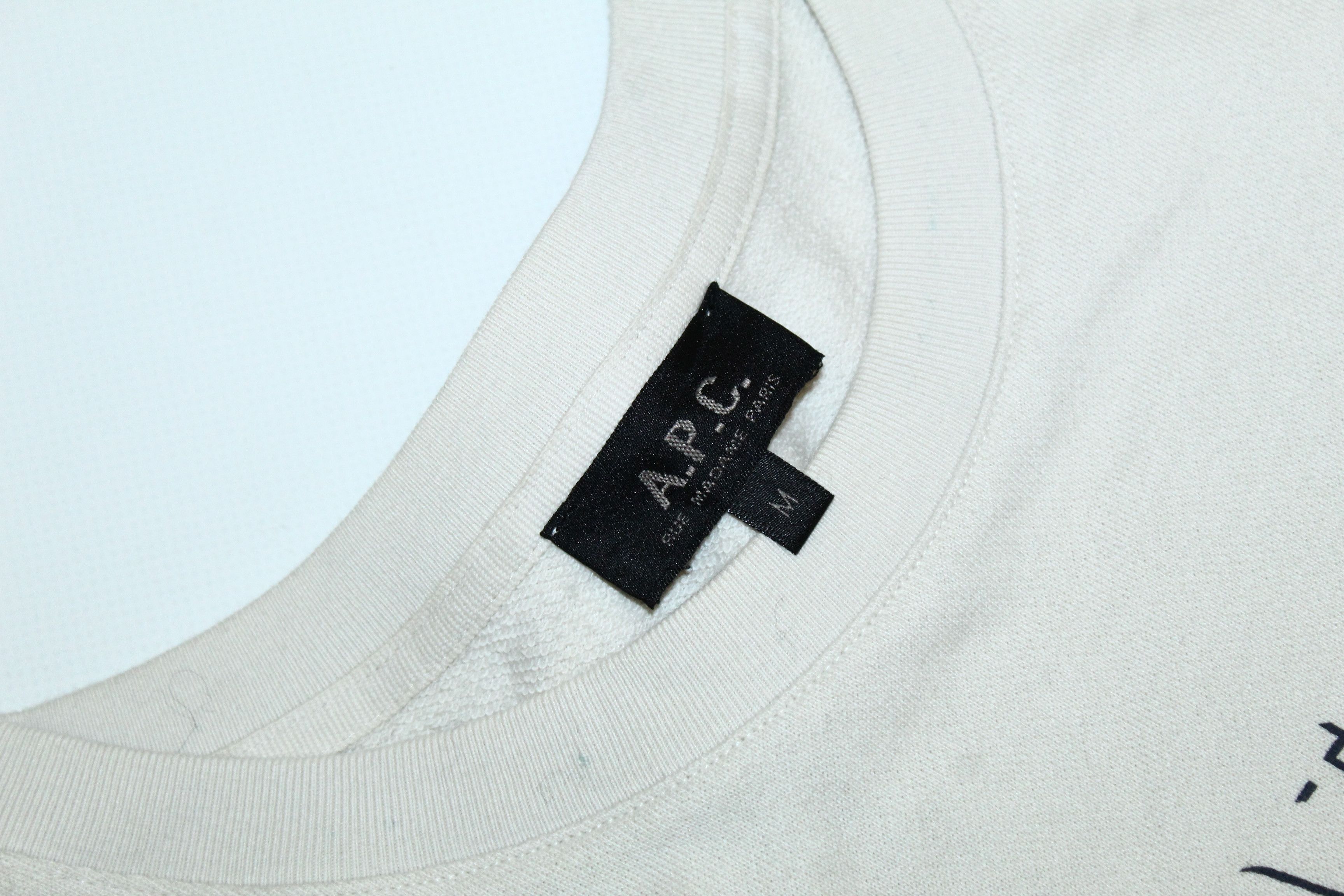 A.P.C. × Kanye West A.P.C. 'Ya need to pump your brakes'(Kanye West) Sweatshirt Size US M / EU 48-50 / 2 - 3 Thumbnail