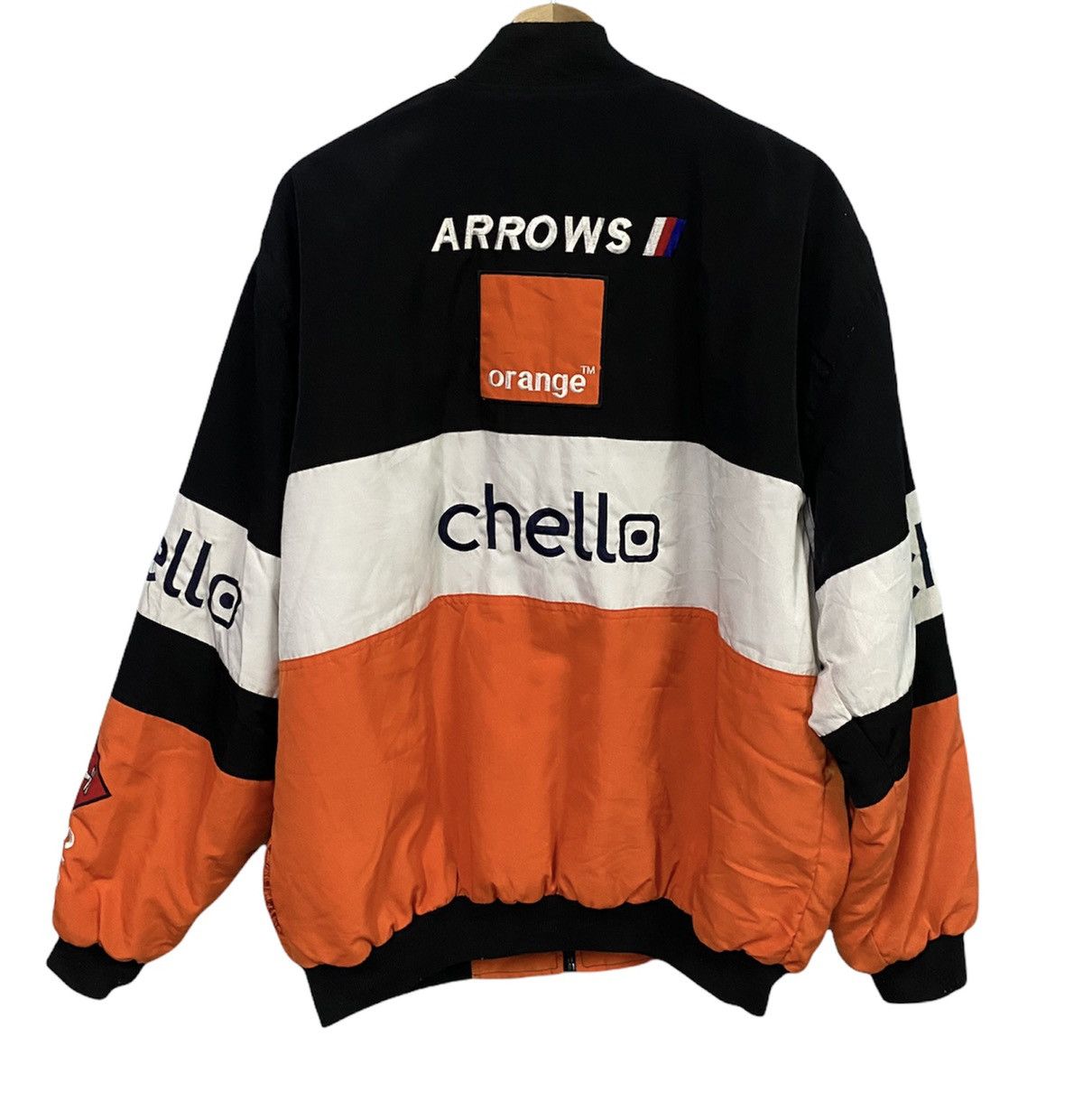 Other Rare🔥🔥 ORANGE ARROWS Motorsport Racing Jacket Size US L / EU 52-54 / 3 - 2 Thumbnail