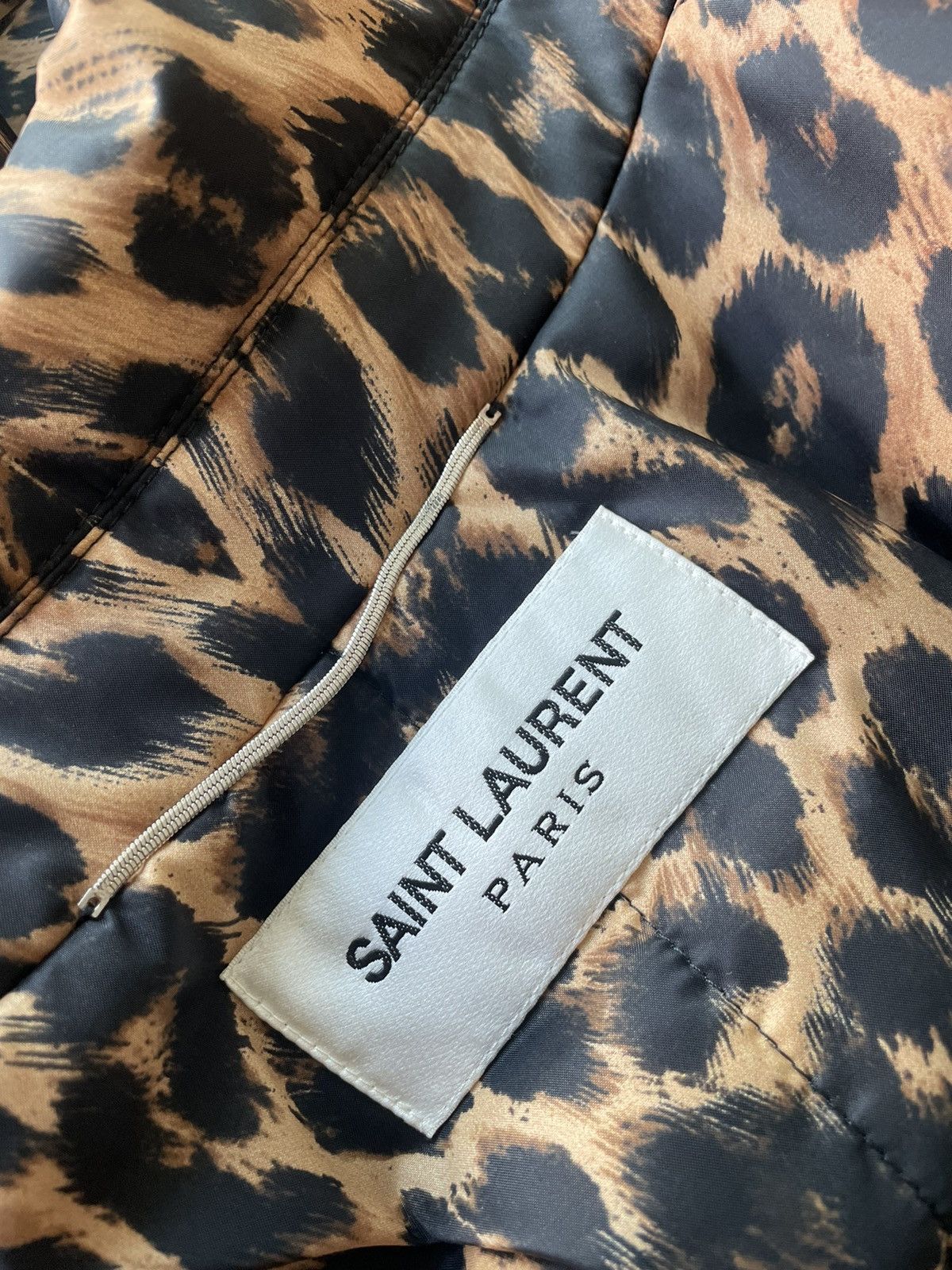 Hedi Slimane × Saint Laurent Paris × Yves Saint Laurent $4k Value Brand New Iconic Rare Super Runway Leopard Coat Size US XL / EU 56 / 4 - 6 Thumbnail
