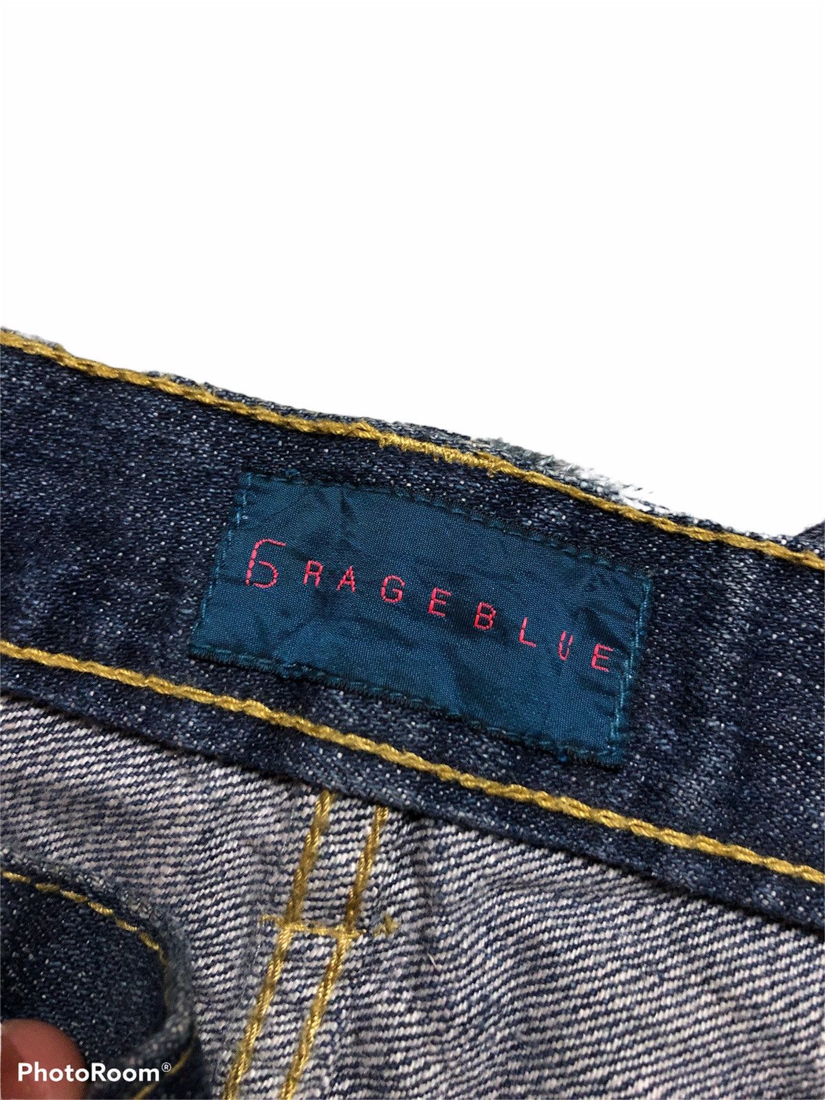 Japanese Brand × RAGEBLUE WASHED BLUE DISTRESSED DENIM BY RAGE BLUE Size US 30 / EU 46 - 4 Thumbnail