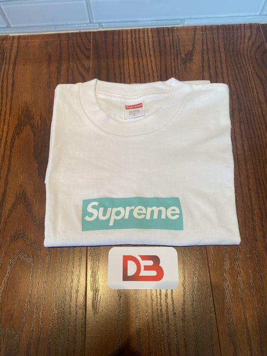 Supreme Supreme Tiffany Box Logo Tee | Grailed