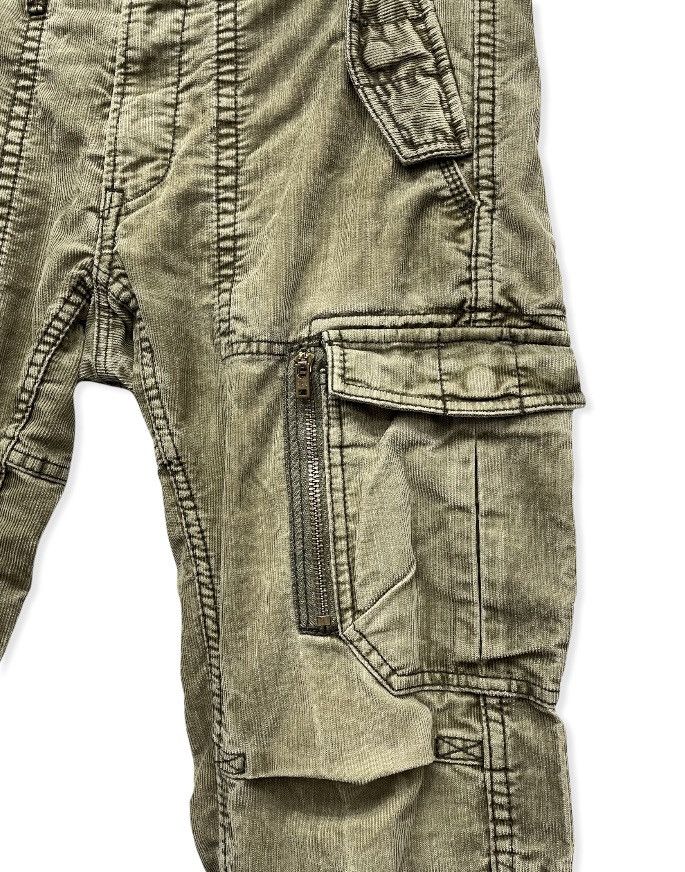 Vintage 🔥BACK NUMBER Transcript Of Military Record Corduroy Cargo Size US 32 / EU 48 - 3 Thumbnail