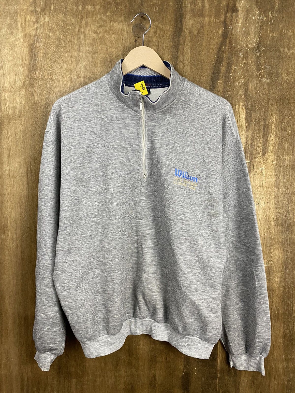 Vintage DLL Wilson VINTAGE Sweatshirt sweater #2488 Size US L / EU 52-54 / 3 - 2 Thumbnail