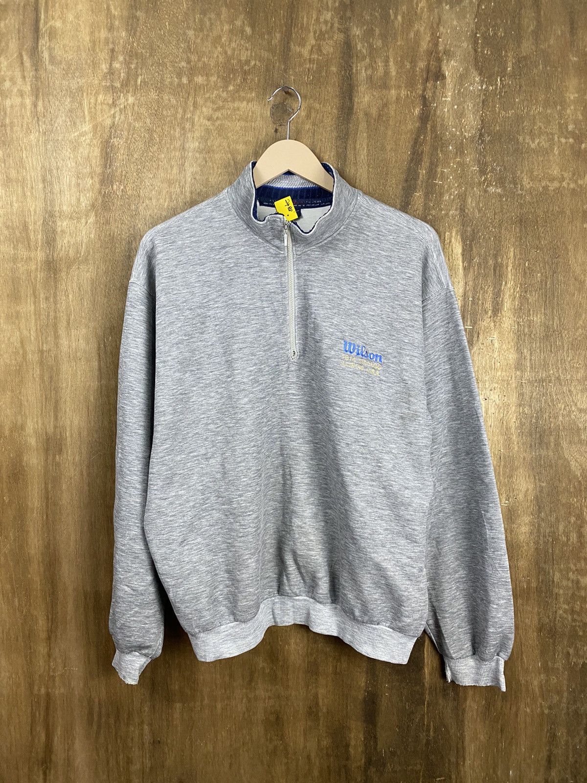 Vintage DLL Wilson VINTAGE Sweatshirt sweater #2488 Size US L / EU 52-54 / 3 - 1 Thumbnail