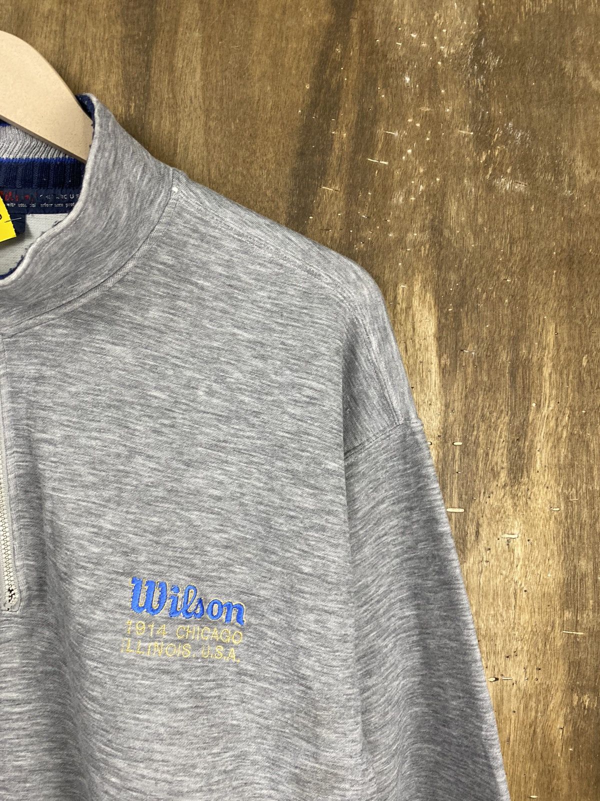 Vintage DLL Wilson VINTAGE Sweatshirt sweater #2488 Size US L / EU 52-54 / 3 - 4 Thumbnail