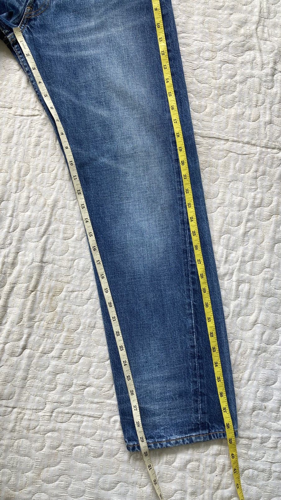 Levi's ULTRA RARE 1990s ERA LEVIS 501 ICONIC LOGO BANNER JEANS Size US 32 / EU 48 - 5 Thumbnail