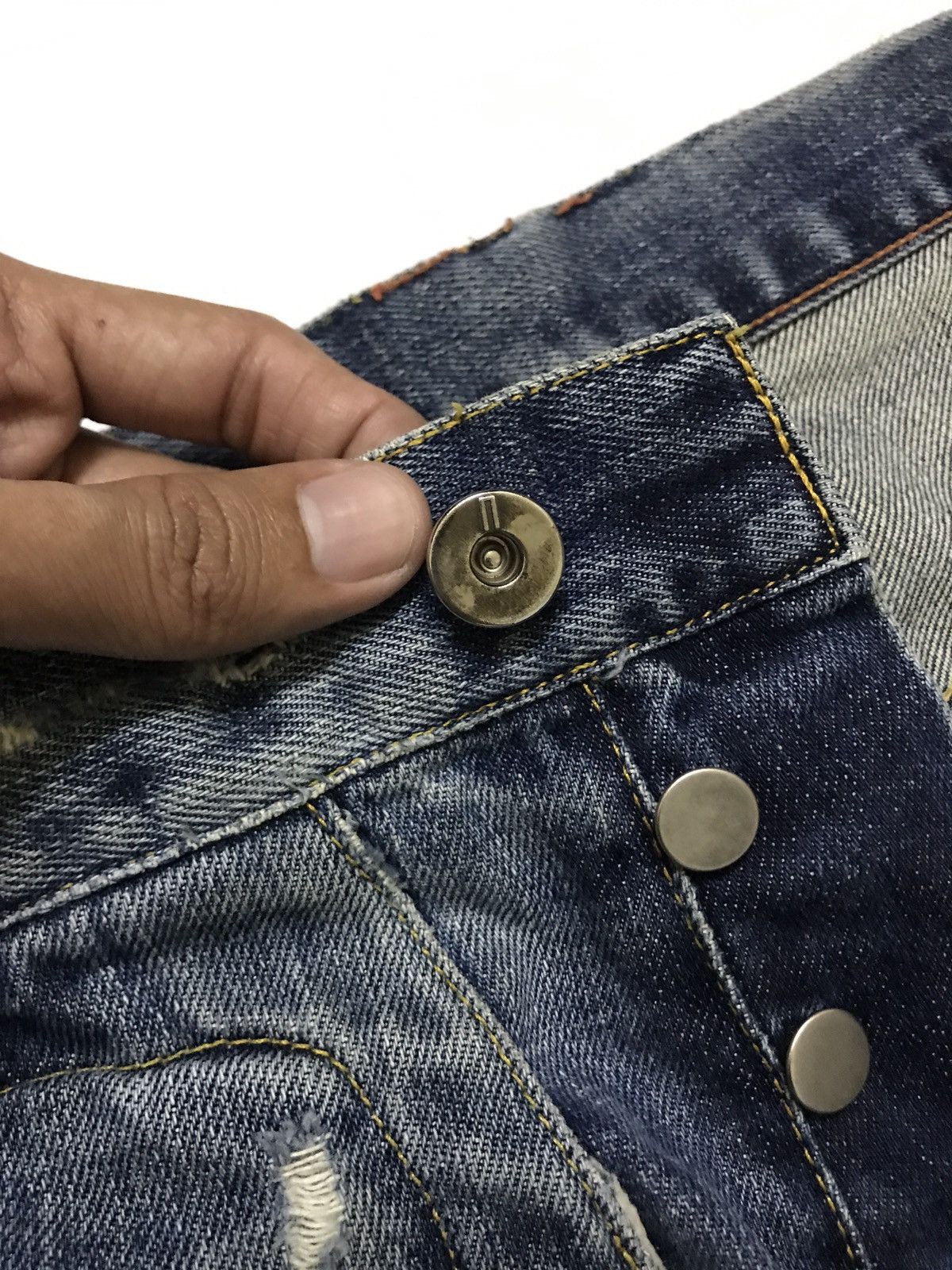Japanese Brand Multi Pocket Patch Jeans Provocator Size US 30 / EU 46 - 7 Thumbnail