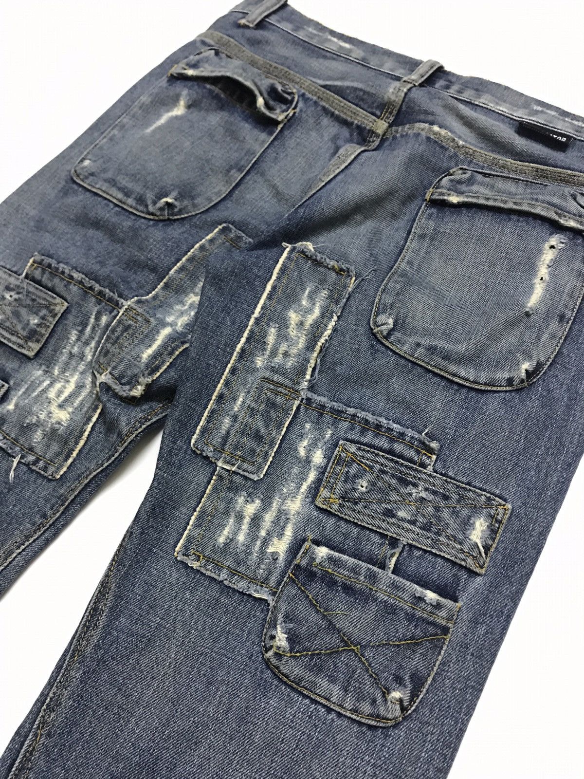 Japanese Brand Multi Pocket Patch Jeans Provocator Size US 30 / EU 46 - 15 Thumbnail