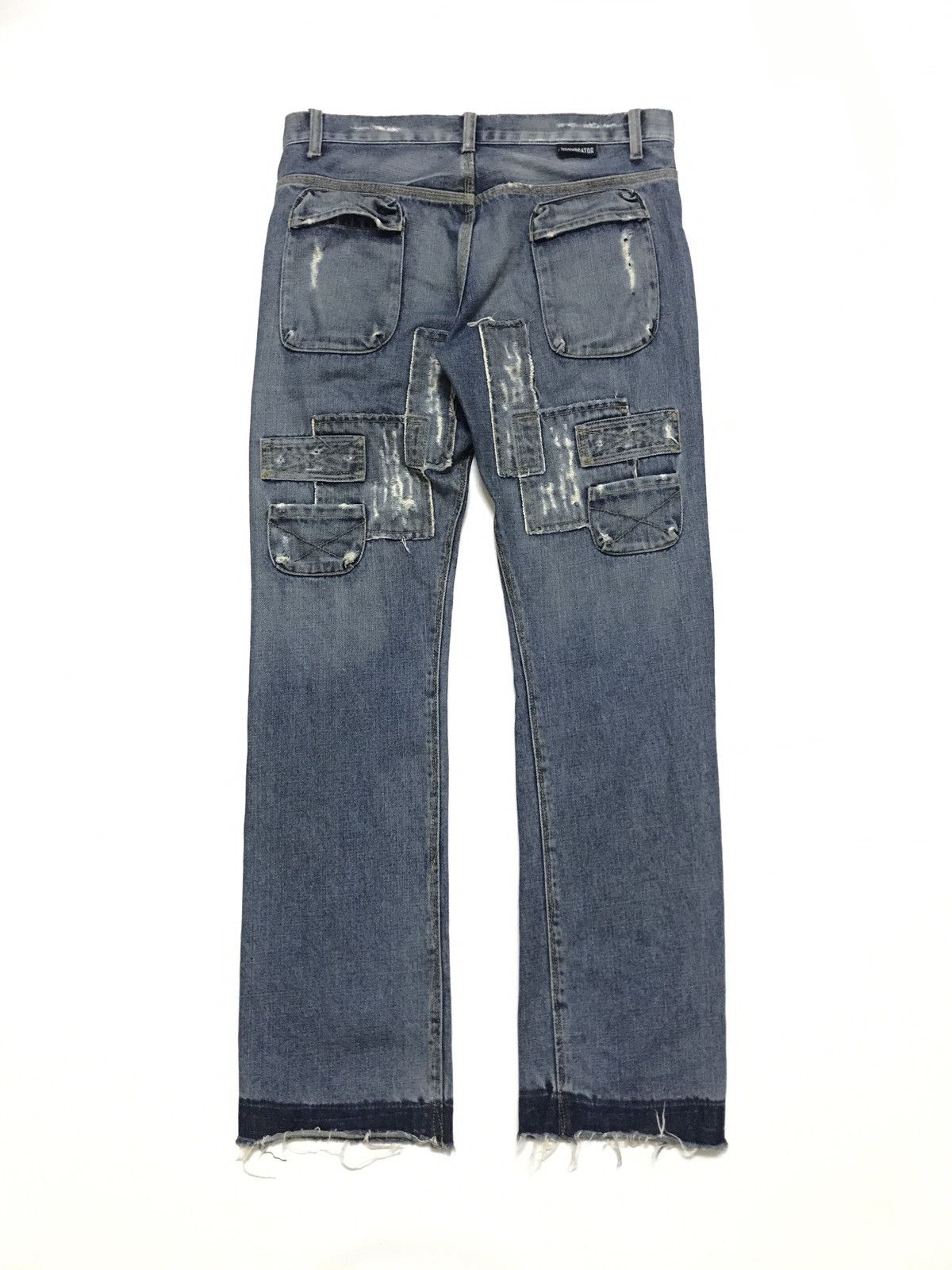 Japanese Brand Multi Pocket Patch Jeans Provocator Size US 30 / EU 46 - 12 Thumbnail