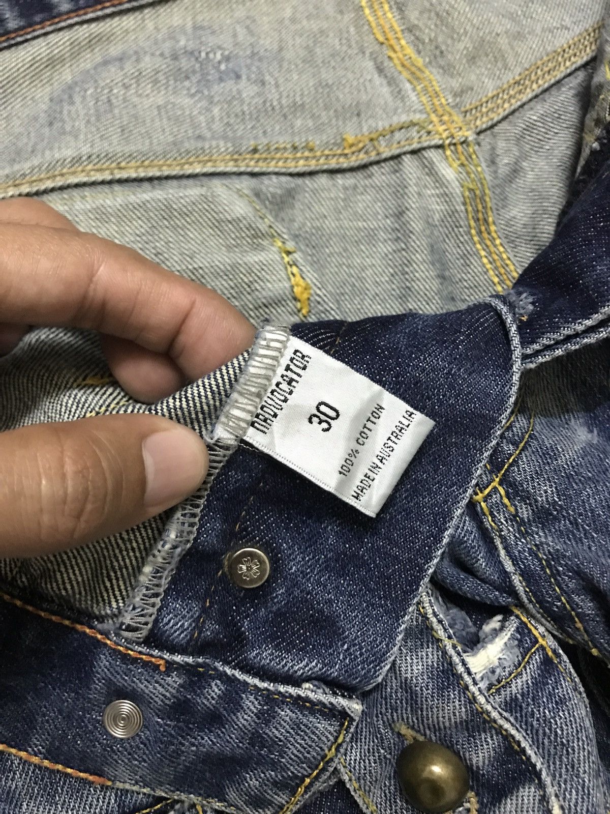 Japanese Brand Multi Pocket Patch Jeans Provocator Size US 30 / EU 46 - 9 Thumbnail