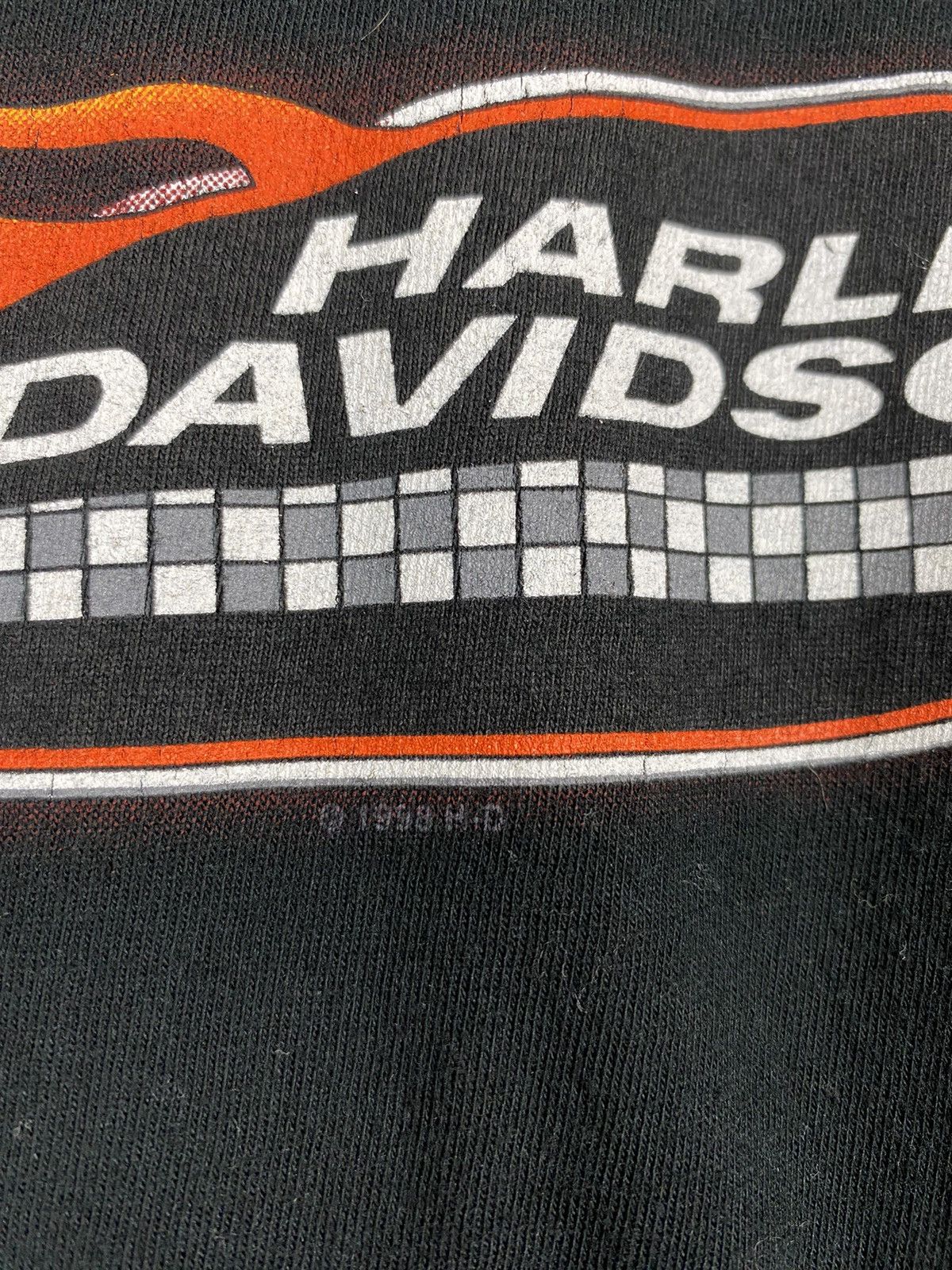 Harley Davidson Vintage 1998 Made in USA Harley Davidson Tee T Shirt 90’s Size US XL / EU 56 / 4 - 8 Thumbnail