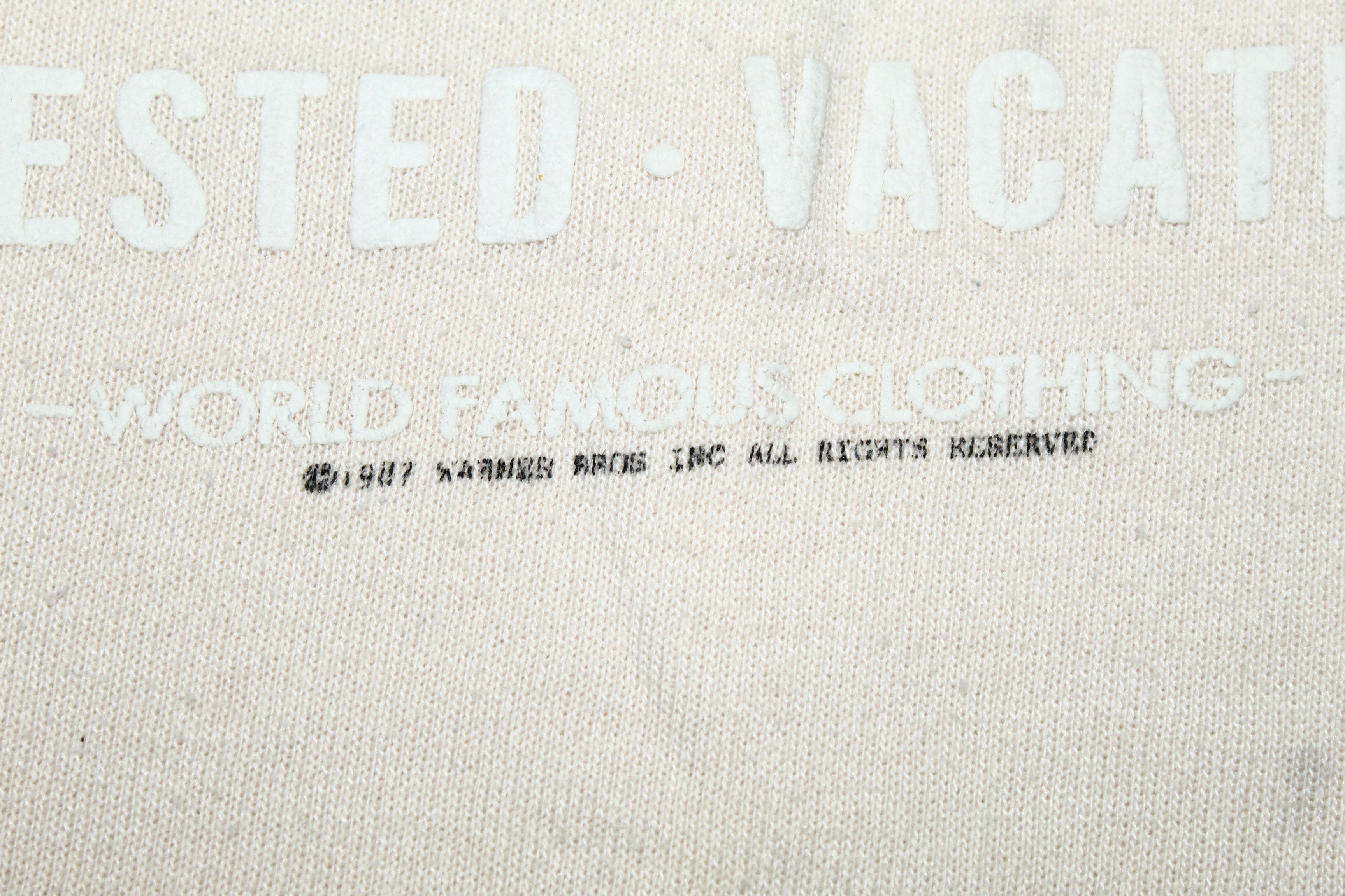 Warner Bros RARE💥1987 World Famous Beach Bugs Warner Bros. Sweatshirt Size US XL / EU 56 / 4 - 4 Thumbnail