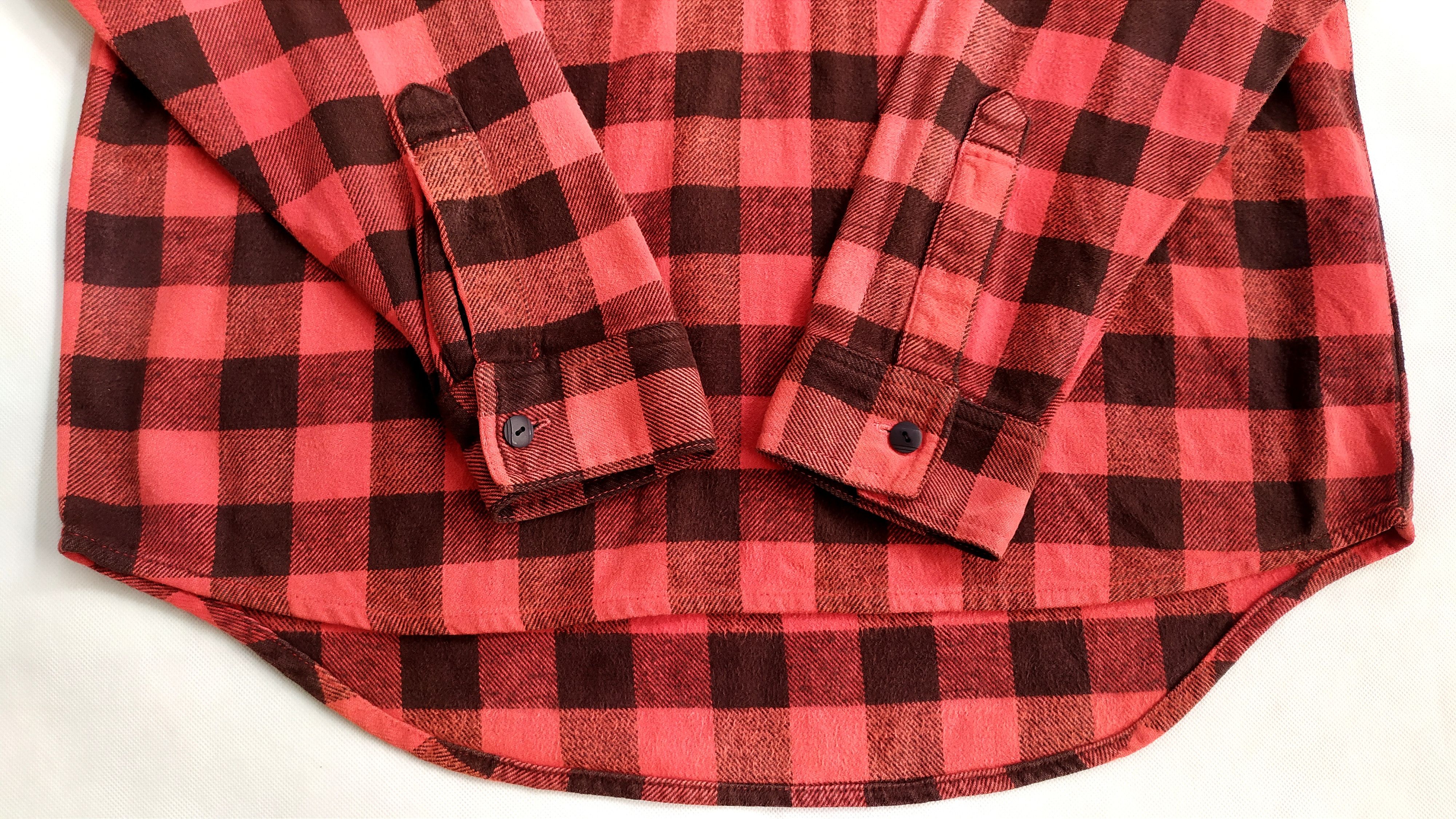 Sugar Cane Vtg Houston half zipper flannels plaid size M Size US M / EU 48-50 / 2 - 9 Thumbnail