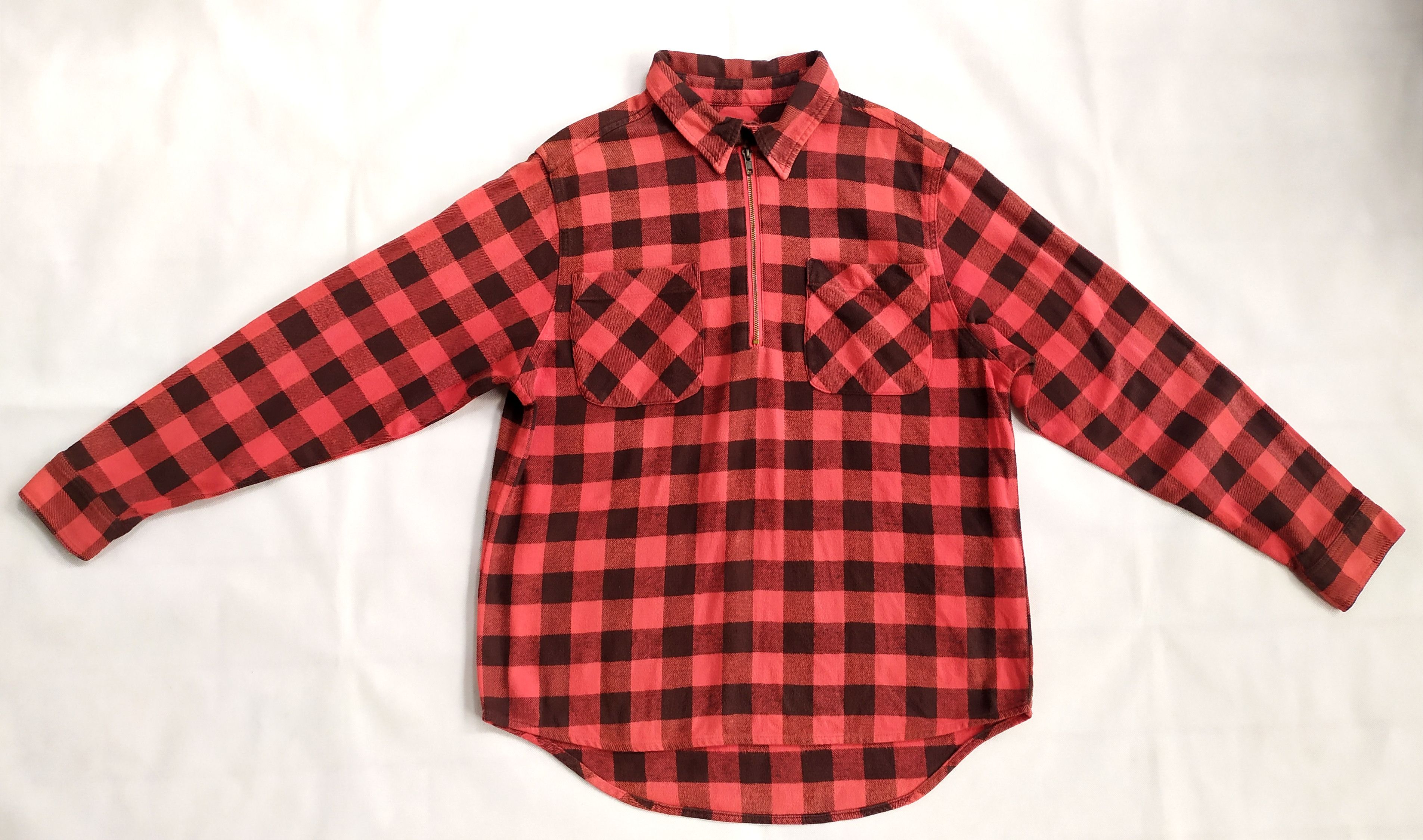 Sugar Cane Vtg Houston half zipper flannels plaid size M Size US M / EU 48-50 / 2 - 3 Thumbnail