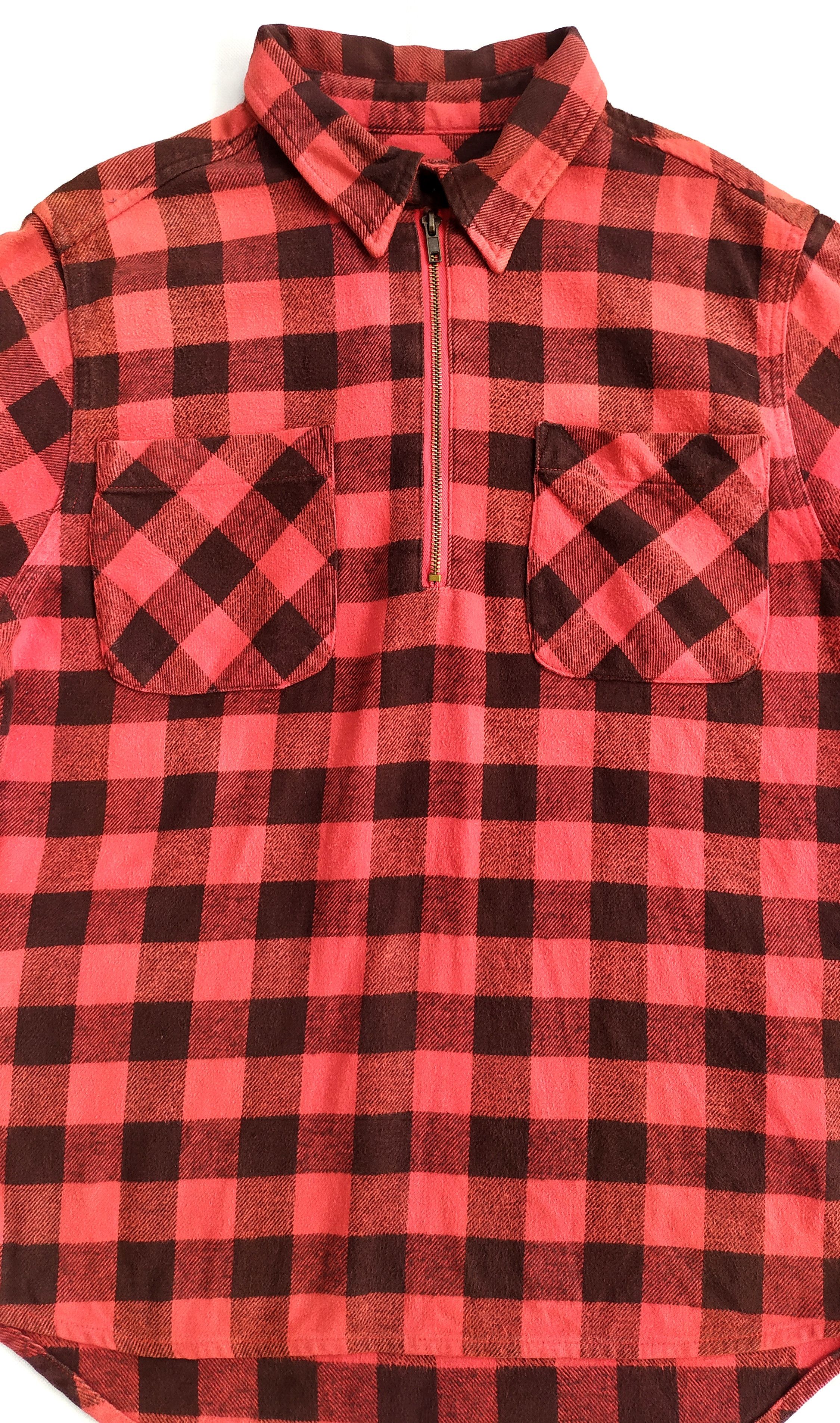 Sugar Cane Vtg Houston half zipper flannels plaid size M Size US M / EU 48-50 / 2 - 5 Thumbnail