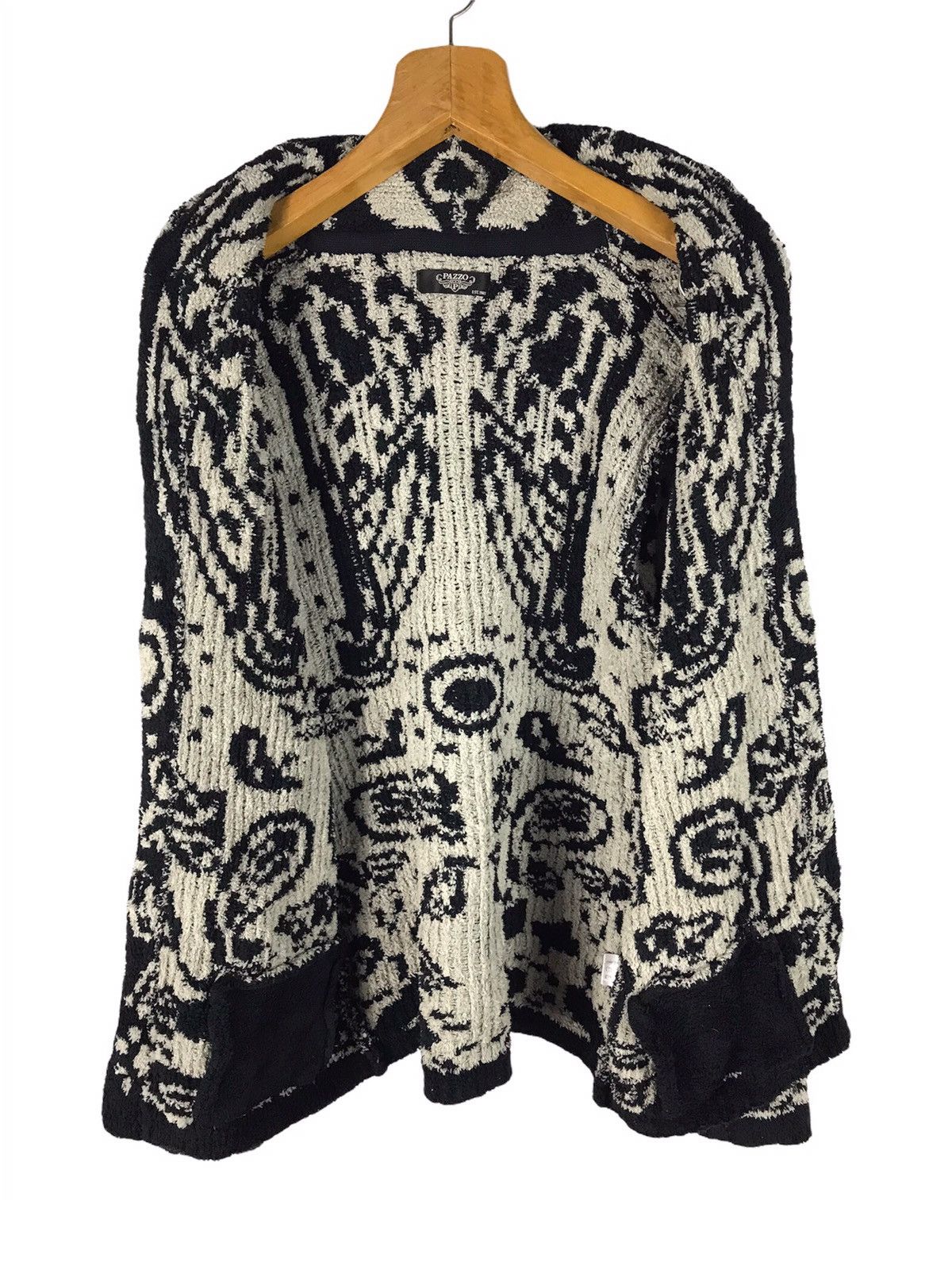 Japanese Brand KNIT CARDIGAN JACKET PAISLEY BUTTERFLY ART Size US S / EU 44-46 / 1 - 9 Thumbnail