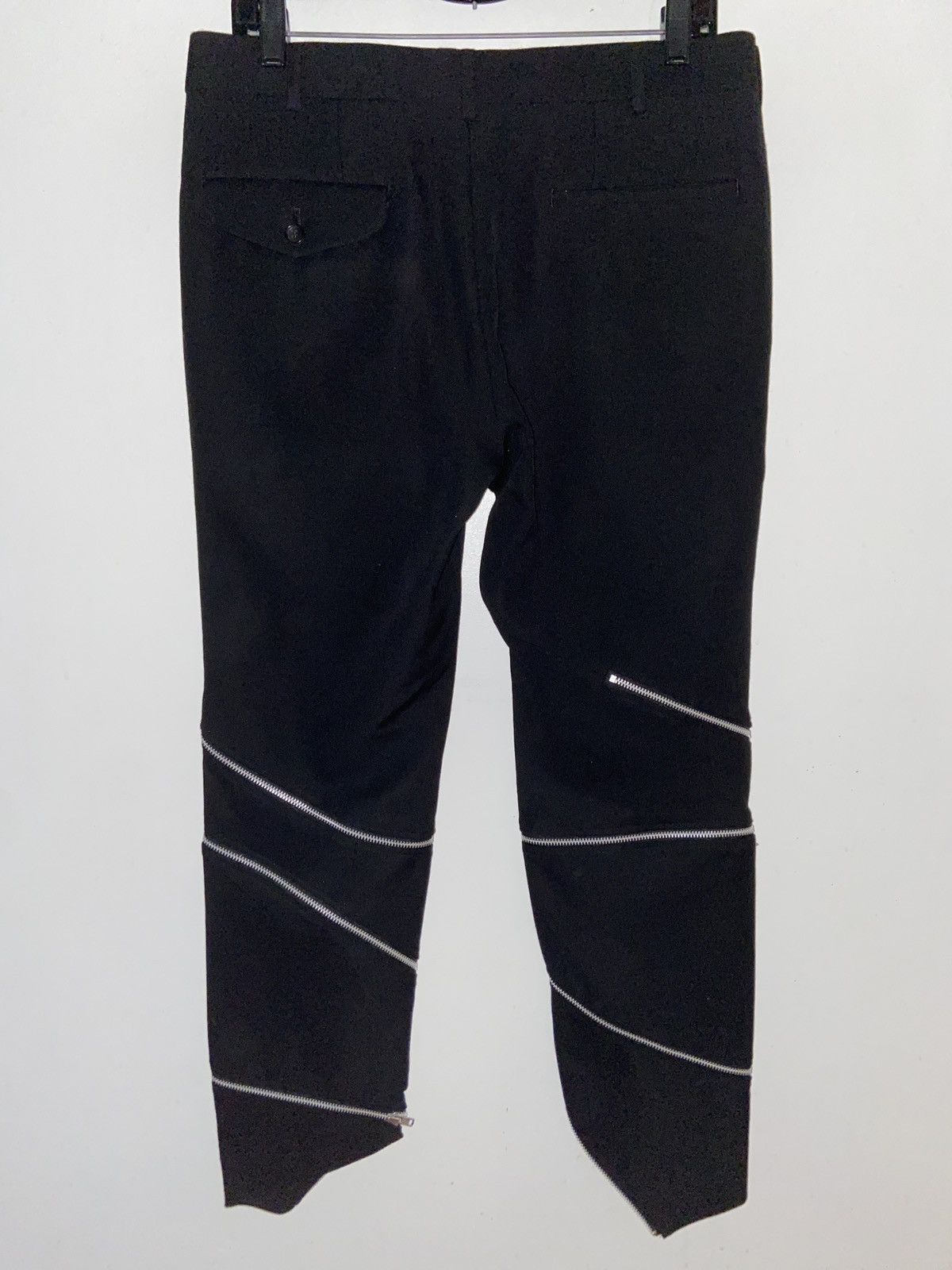 Comme des Garcons Comme des Garçon zipper detail cropped wool trousers size M Size US 32 / EU 48 - 4 Thumbnail