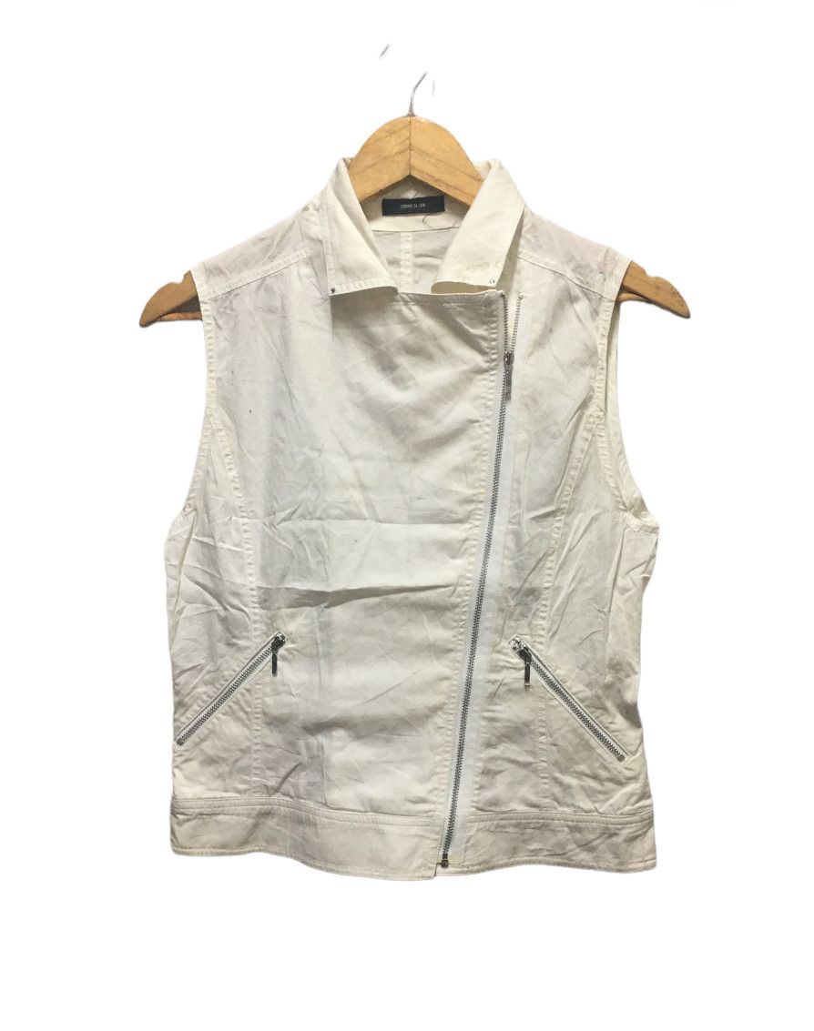 Comme Ca Ism × Japanese Brand Comme ca ism zipper punk design vest Size 36S - 1 Thumbnail